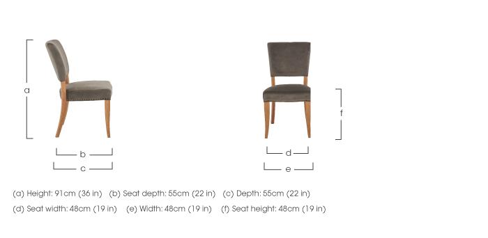Globe Pair of Fabric Chairs in  on Furniture Village