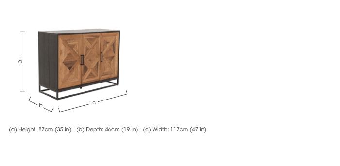 Globe Narrow Sideboard in  on Furniture Village