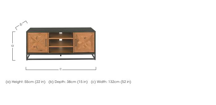 Globe 2 Door TV Unit in  on Furniture Village