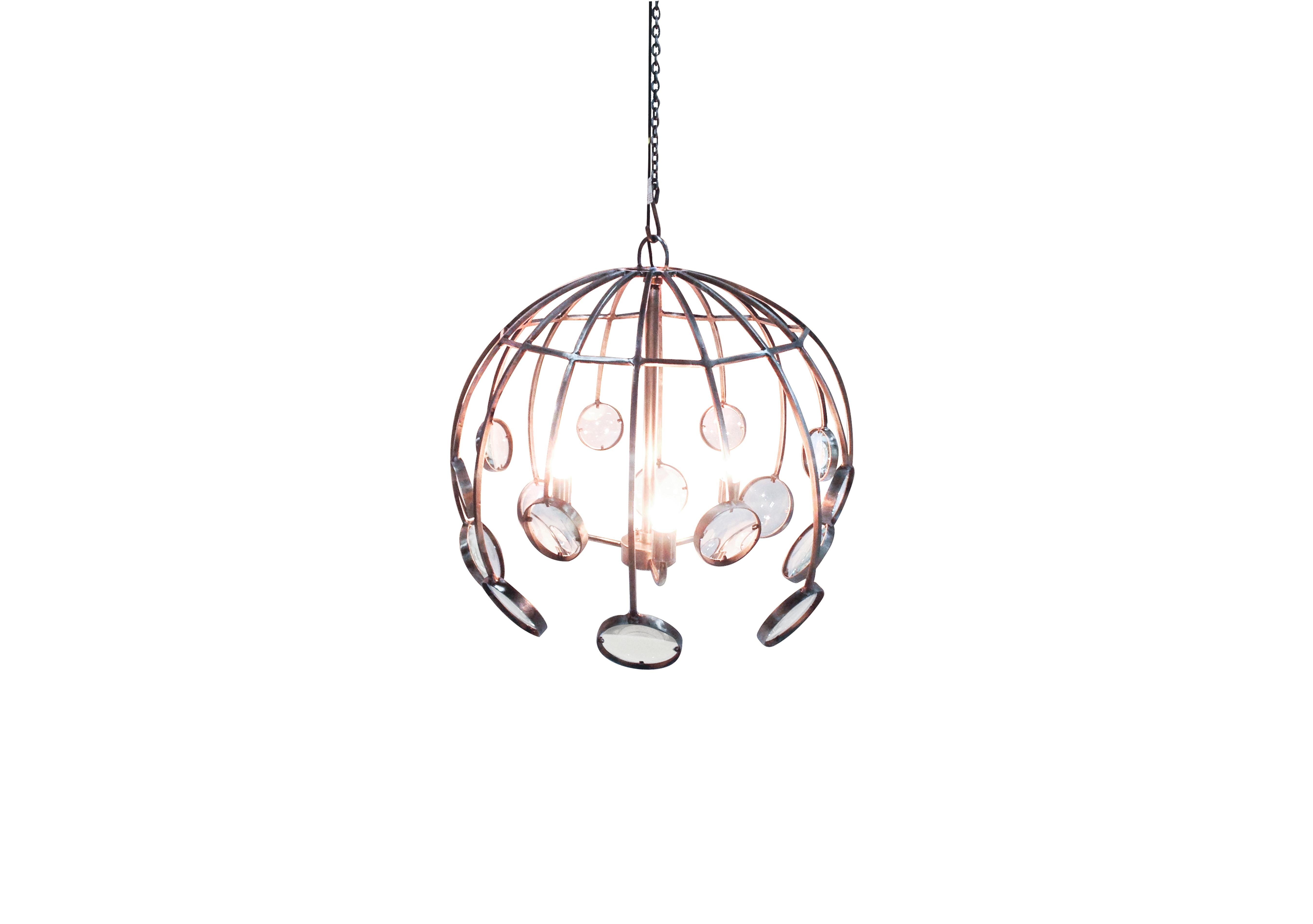 Galaxias Chandelier Antique Silver in  on Furniture Village