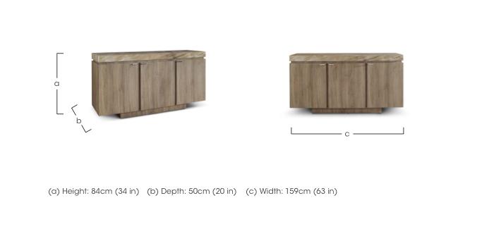 Goya 3 Door Sideboard in  on Furniture Village