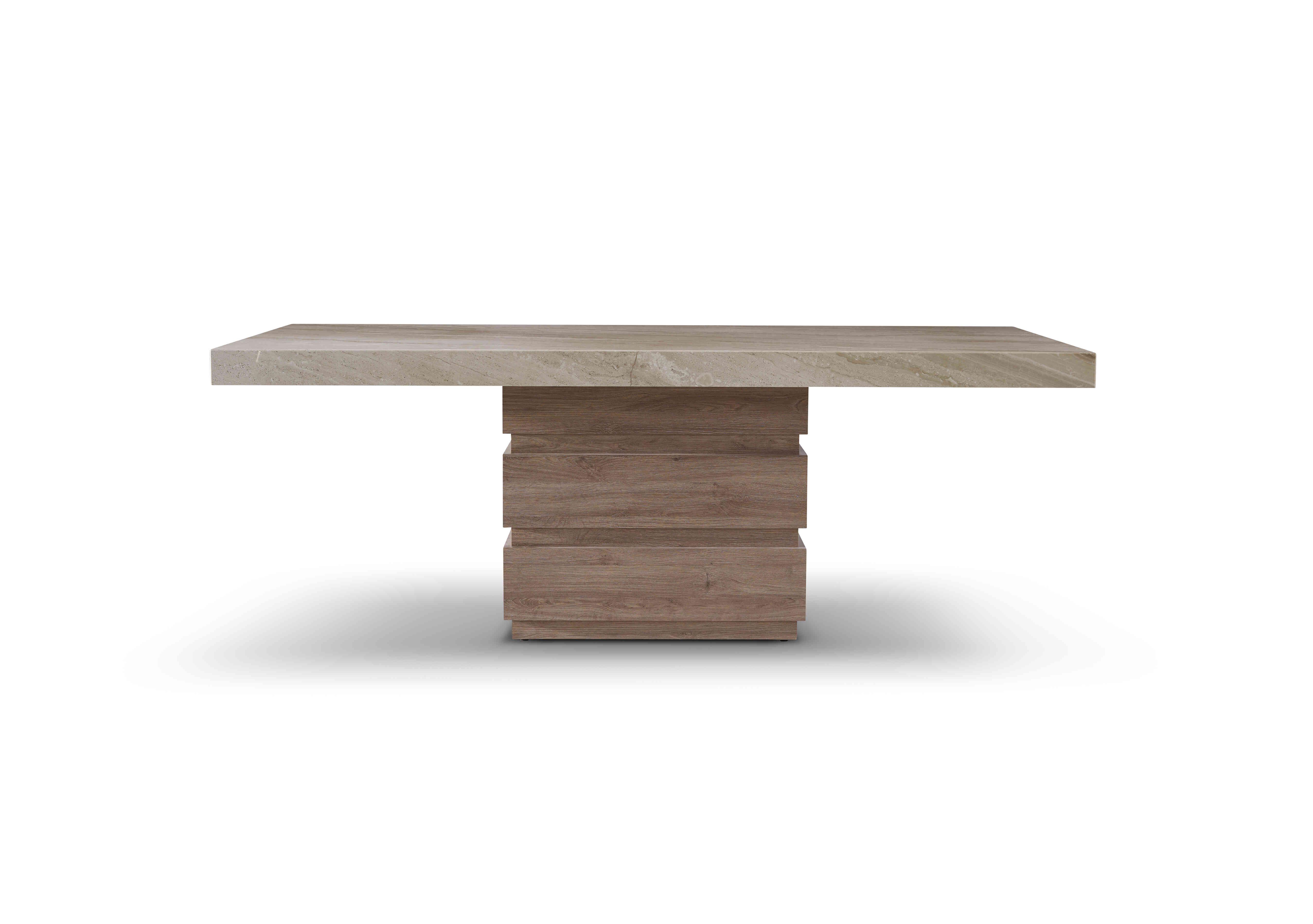 Goya Rectangular Dining Table with a Deep Edge in  on Furniture Village