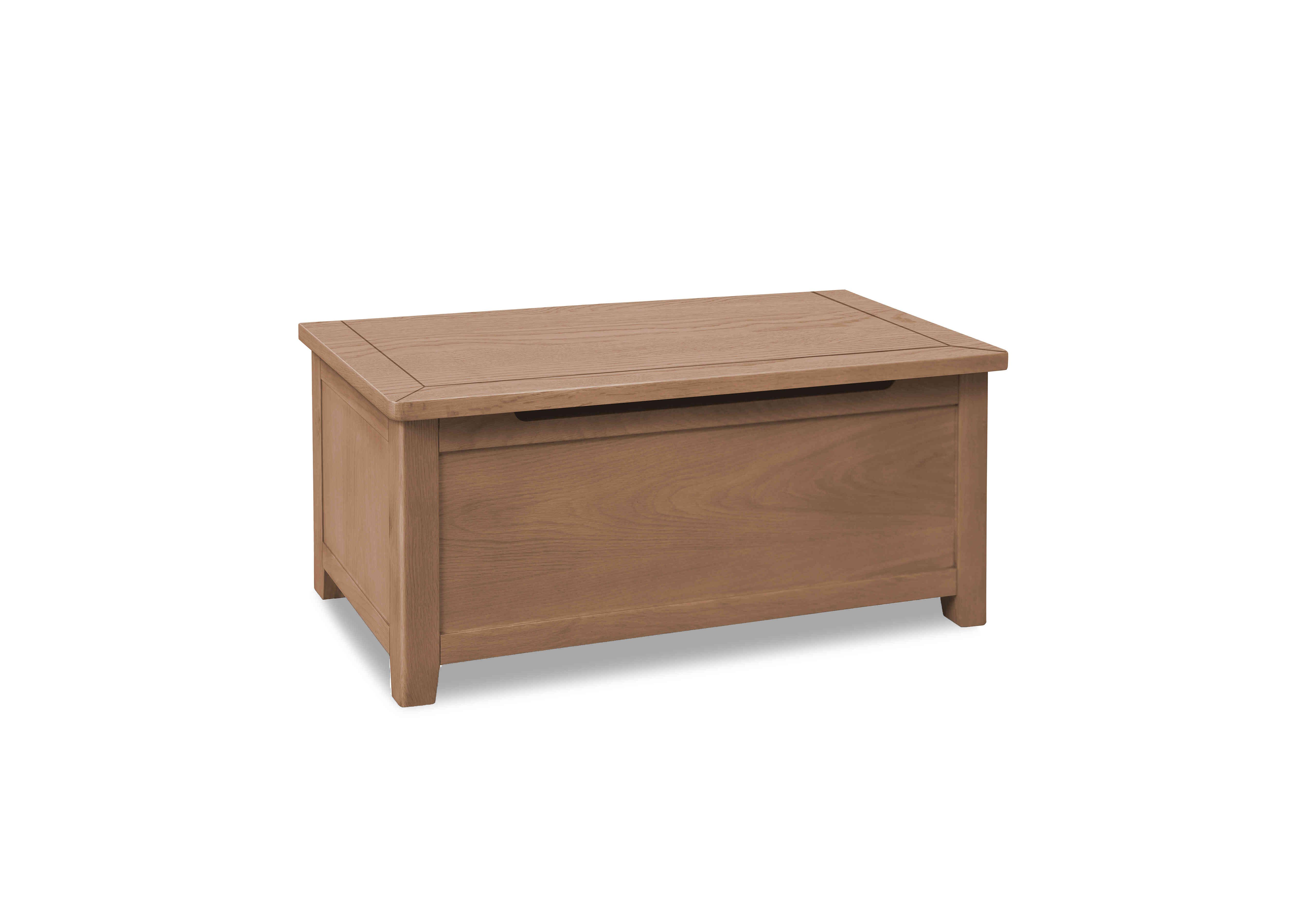 Grace Oak Blanket Box in  on Furniture Village