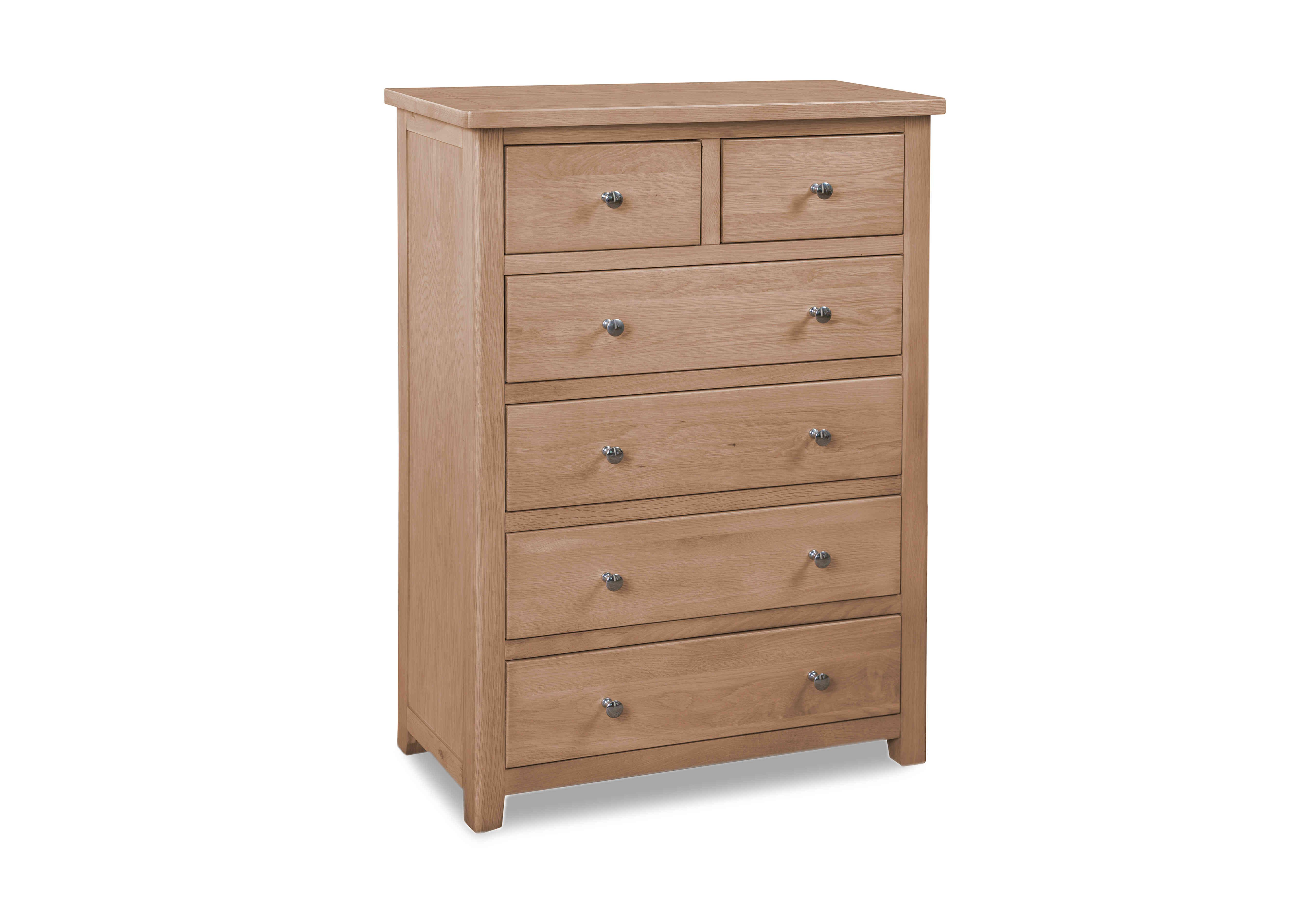 Grace Oak 2+4 Drawer Chest in  on Furniture Village