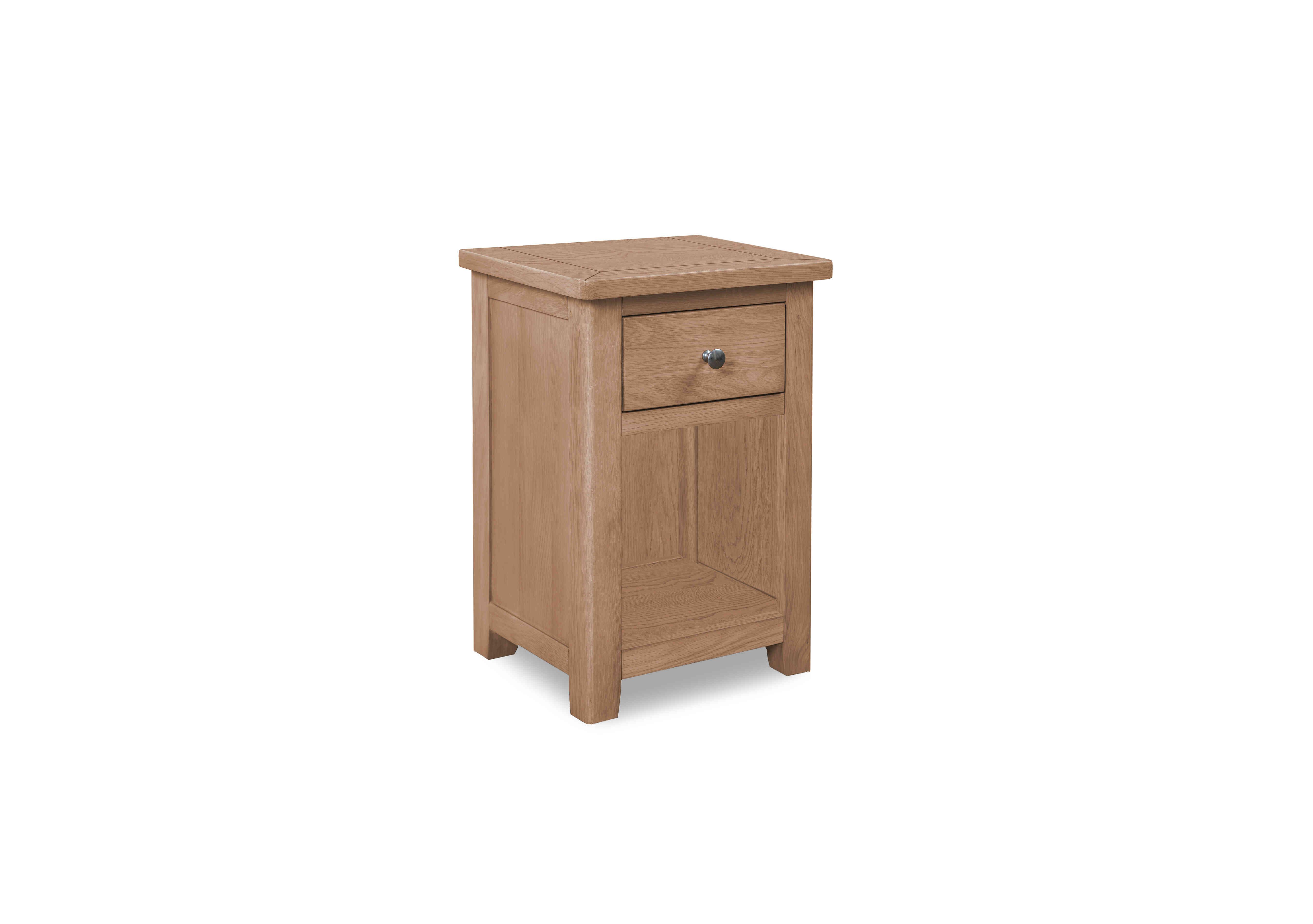 Grace Oak 1 Drawer Nightstand in  on Furniture Village