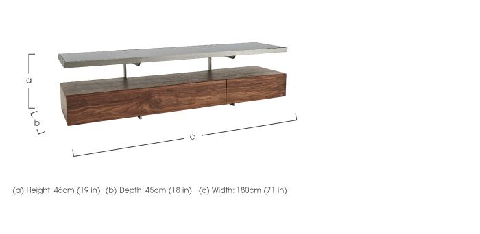 Graphite TV Stand in  on Furniture Village