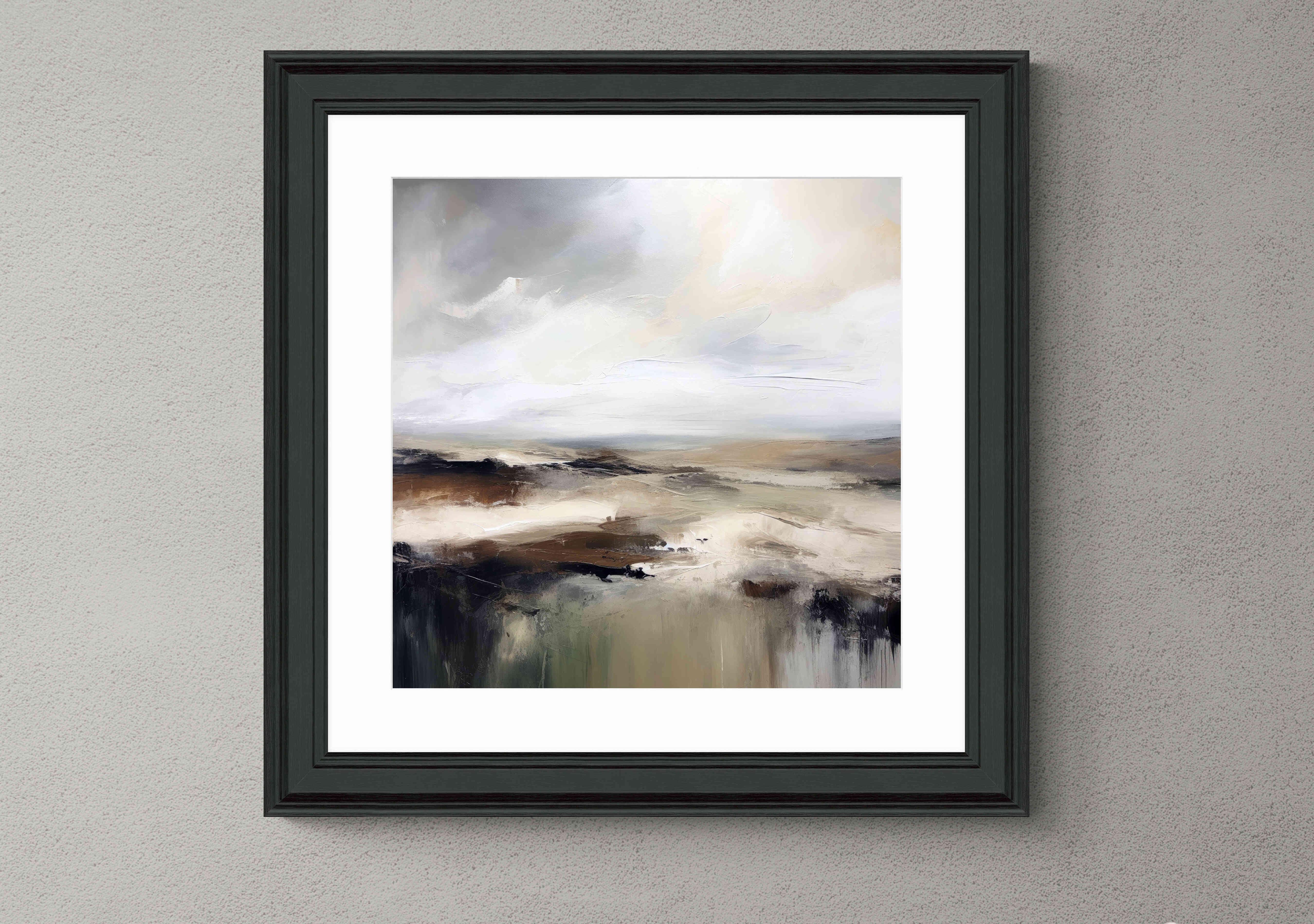Grey Horizons I Framed Picture in  on Furniture Village