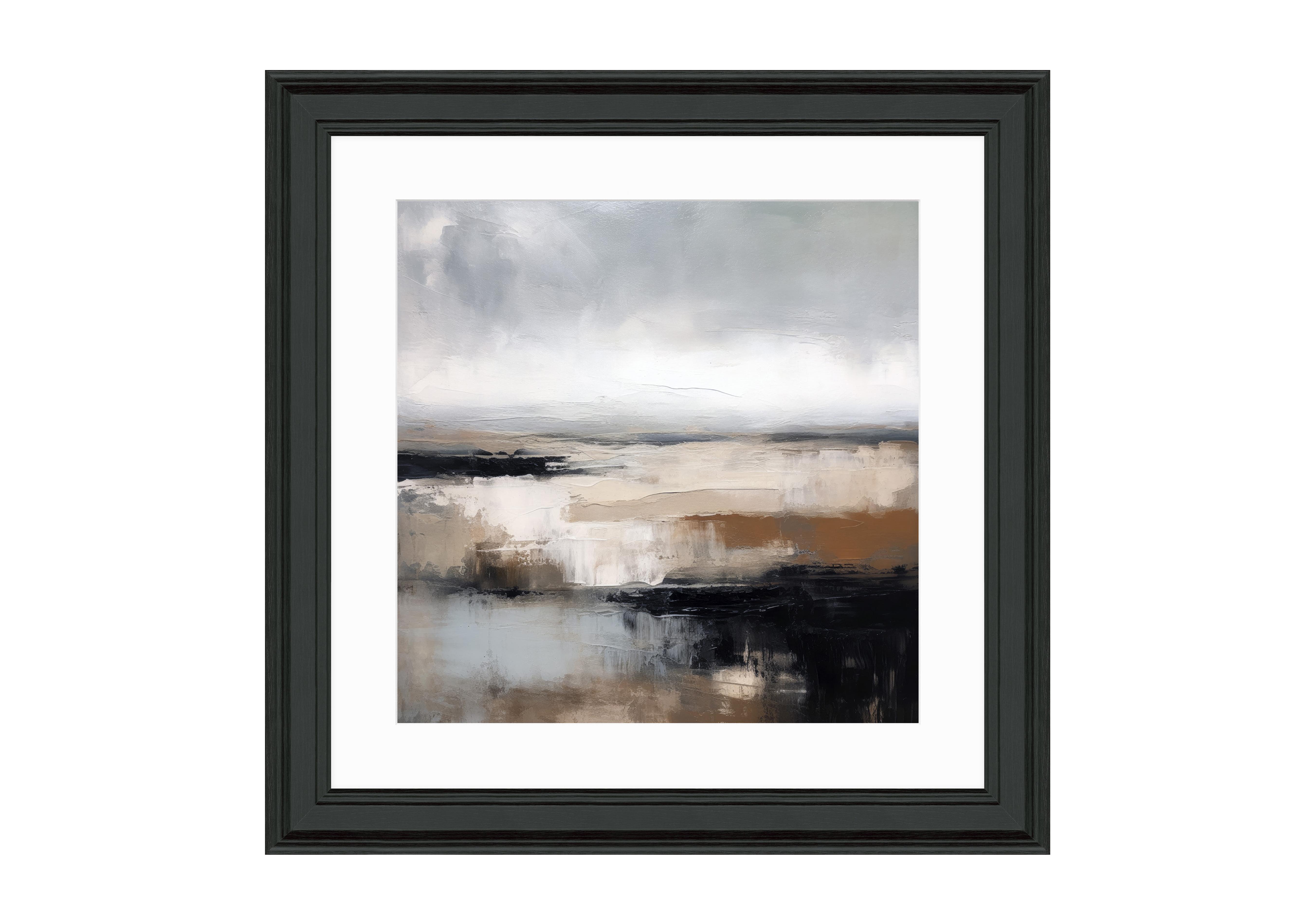 Grey Horizons II Framed Picture in  on Furniture Village