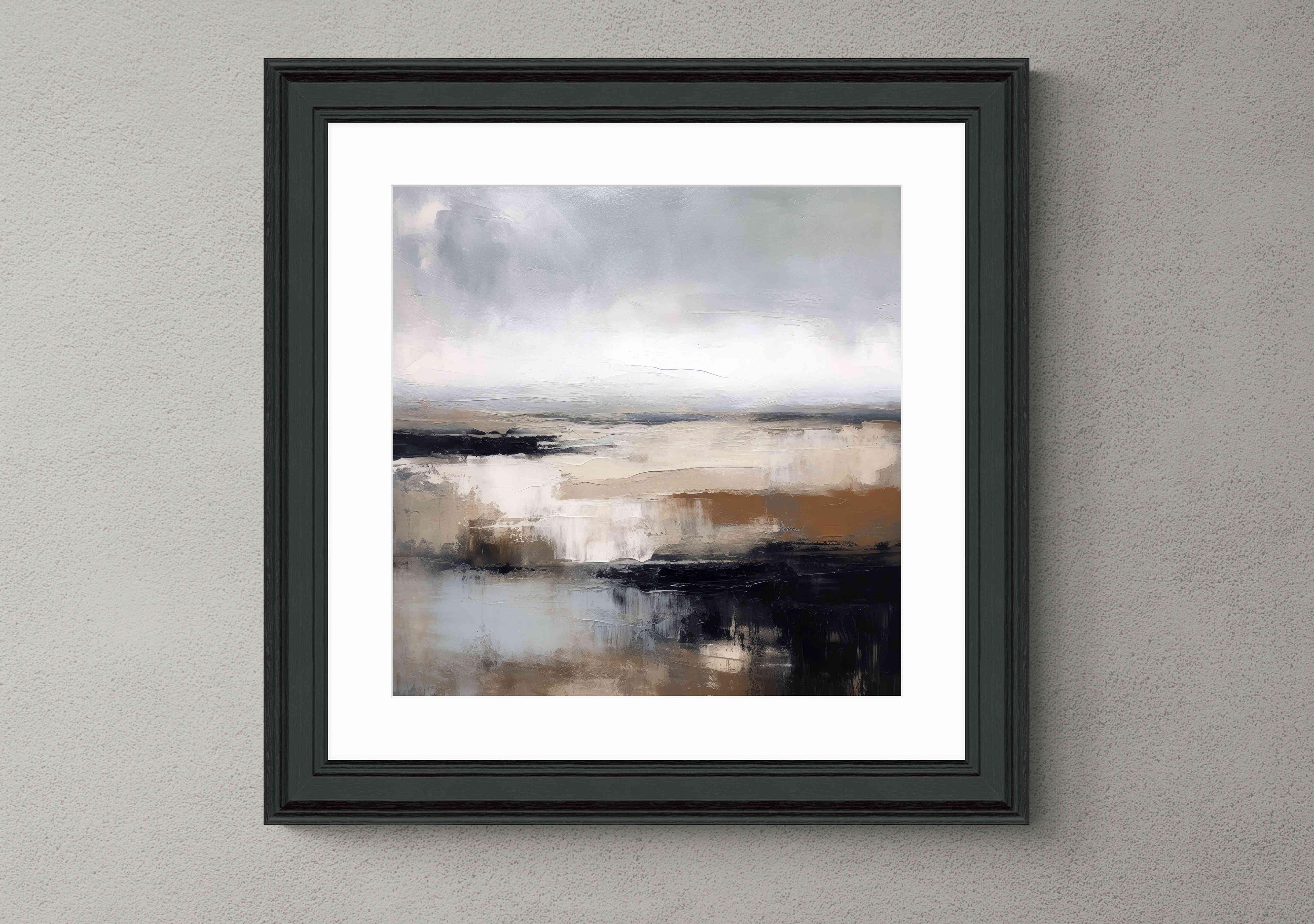 Grey Horizons II Framed Picture in  on Furniture Village