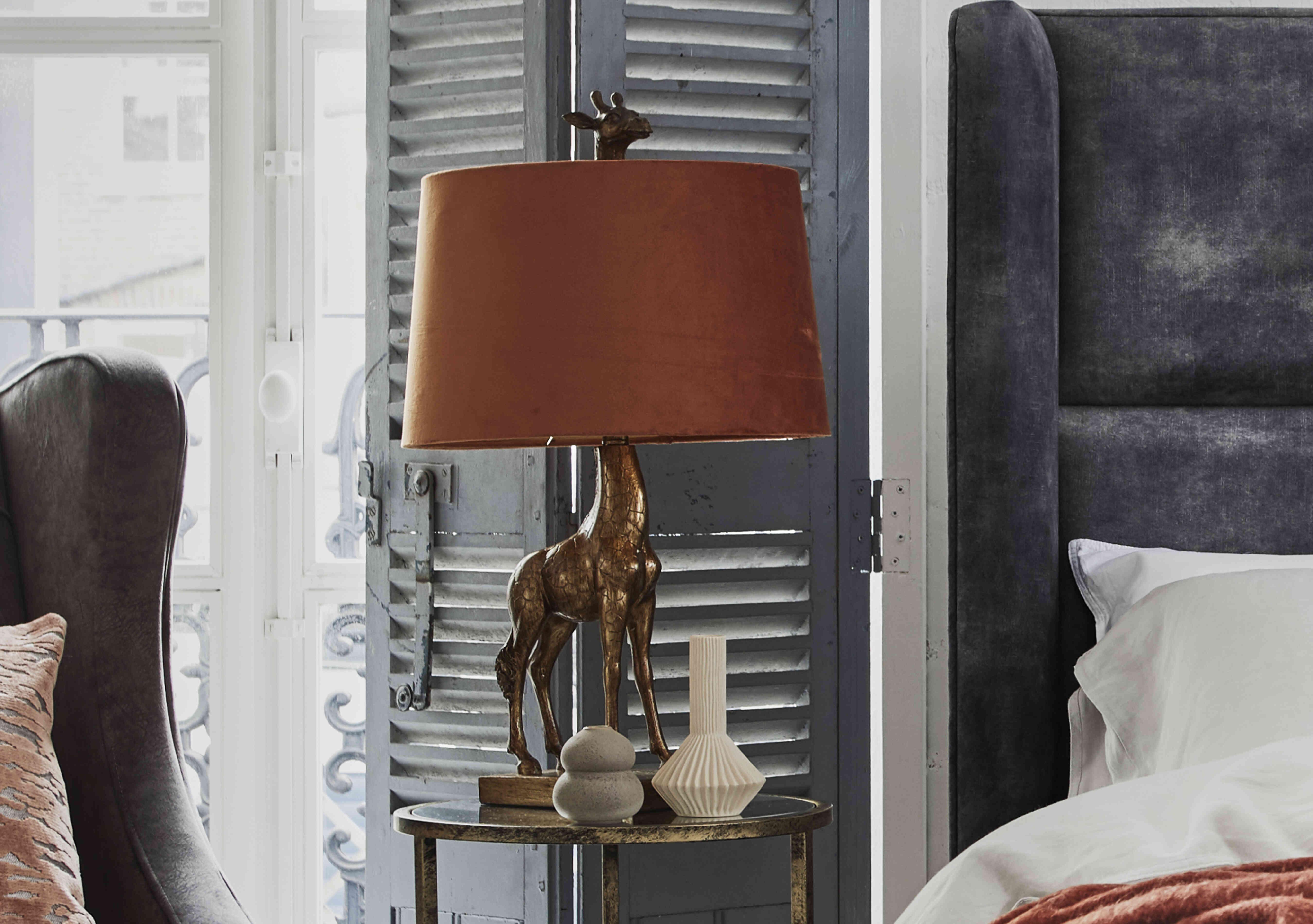 Giraffe Table Lamp in  on Furniture Village