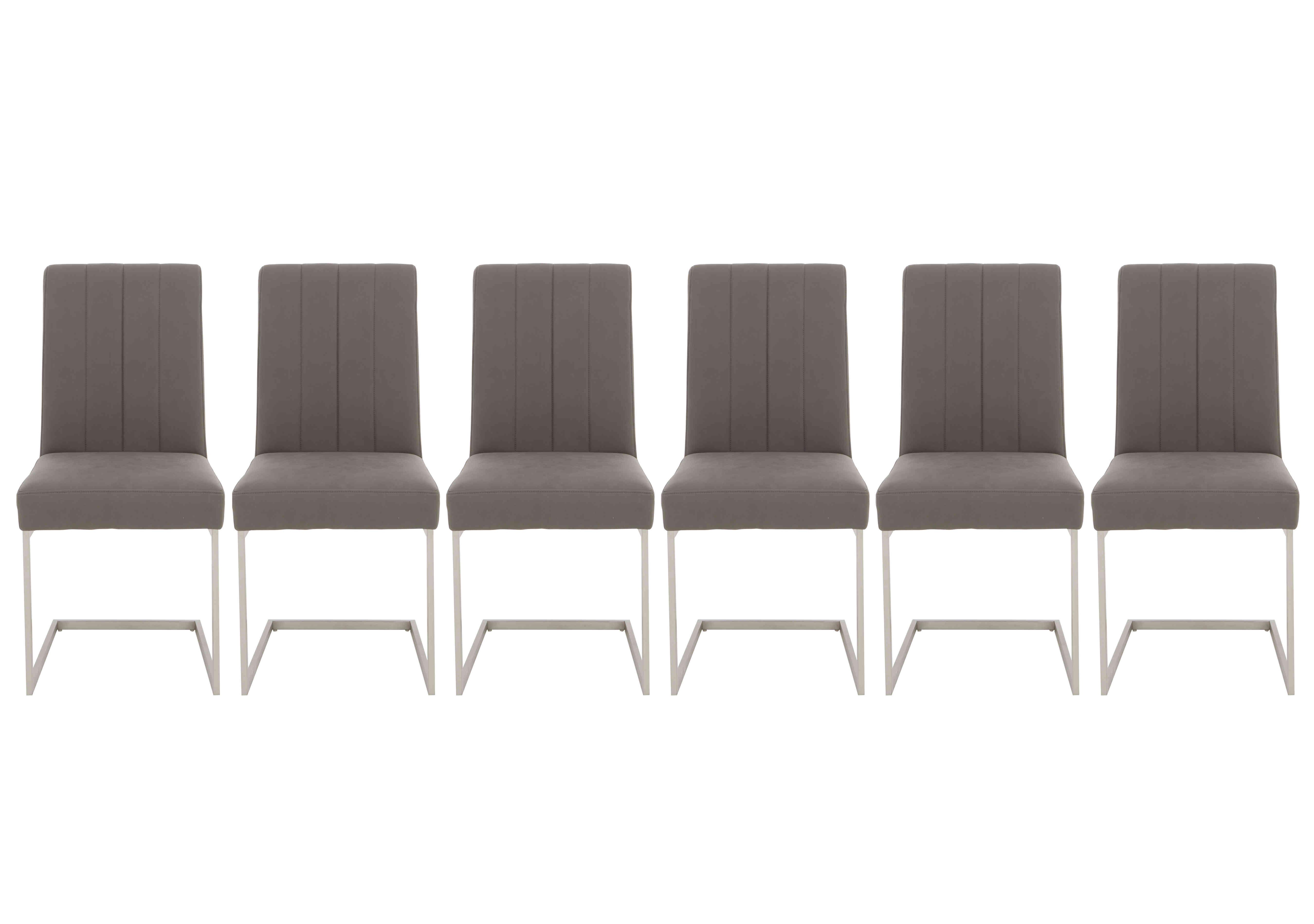 Grigio Set of 6 Dining Chairs in  on Furniture Village