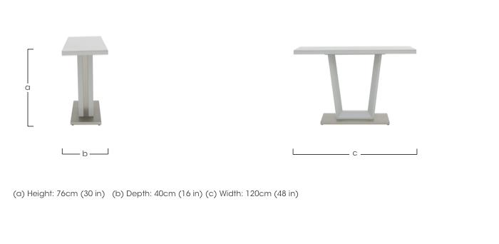 Grigio Console Table in  on Furniture Village