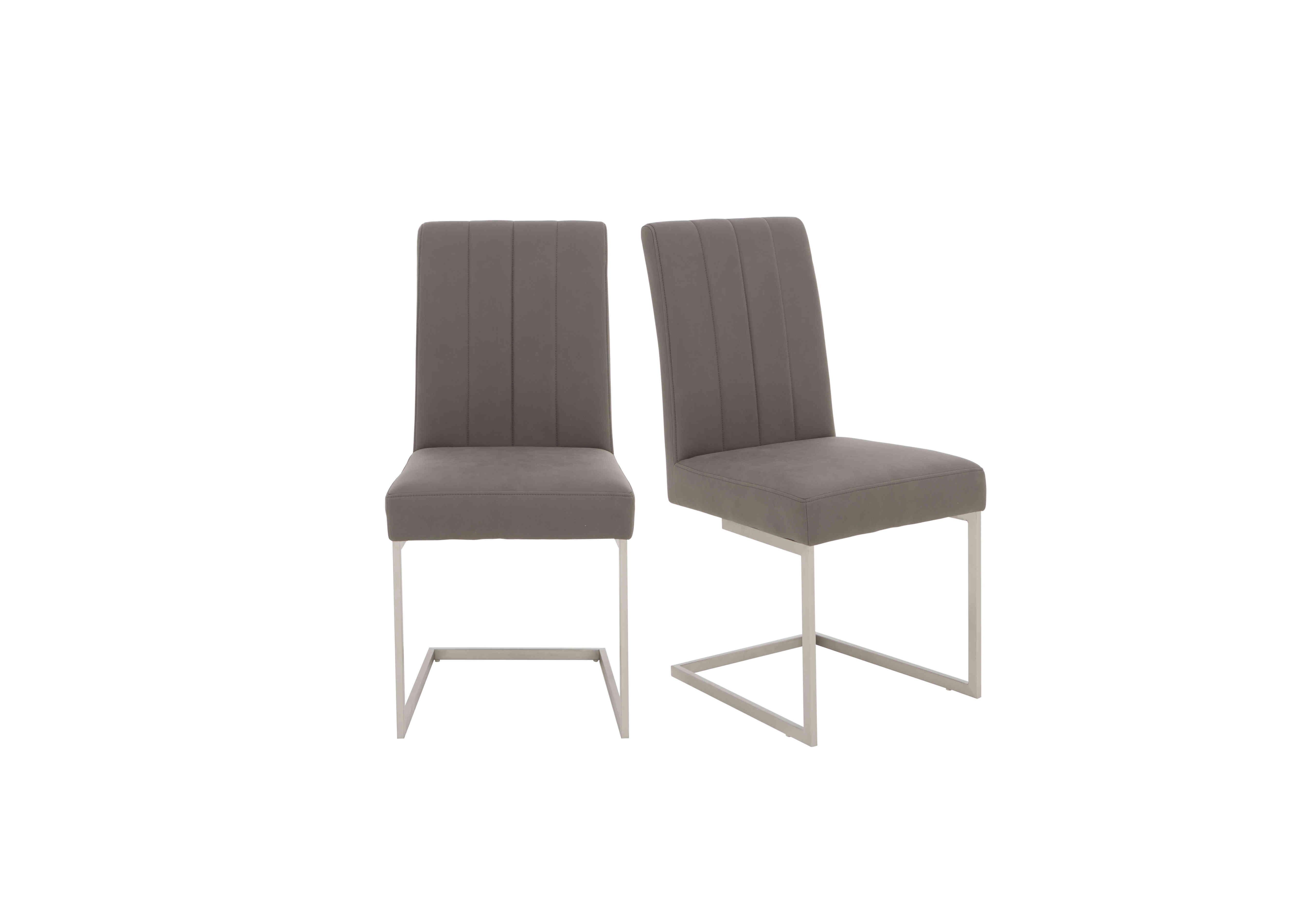 Grigio Pair of Dining Chairs in  on Furniture Village