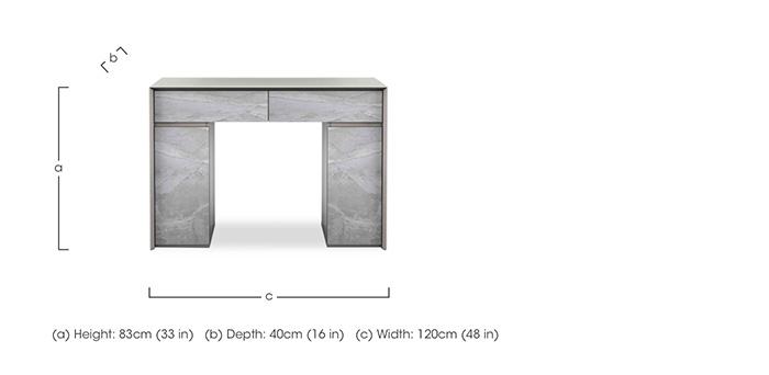 Grigio Dressing Table in  on Furniture Village