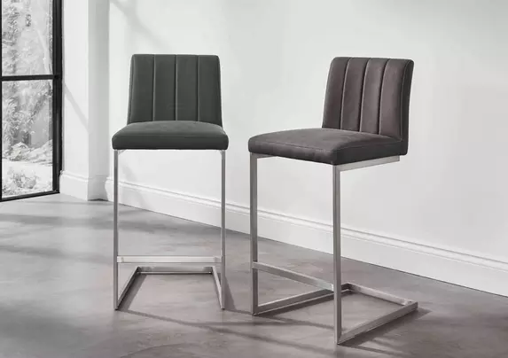 Grigio Fixed Bar Stool