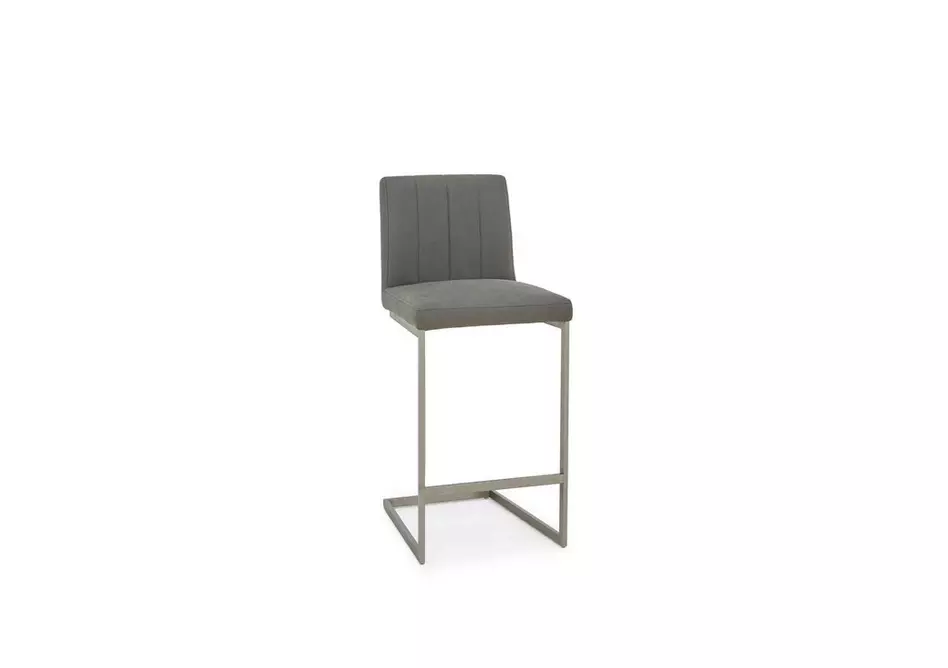 Grigio Set of 4 Fixed Bar Stools