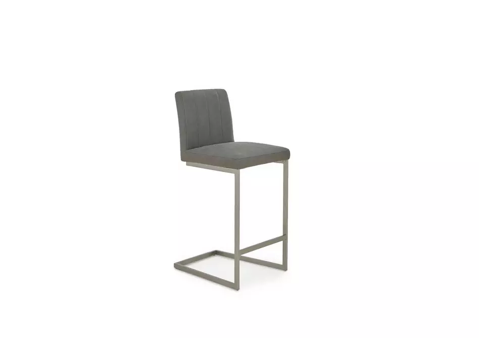 Grigio Set of 4 Fixed Bar Stools