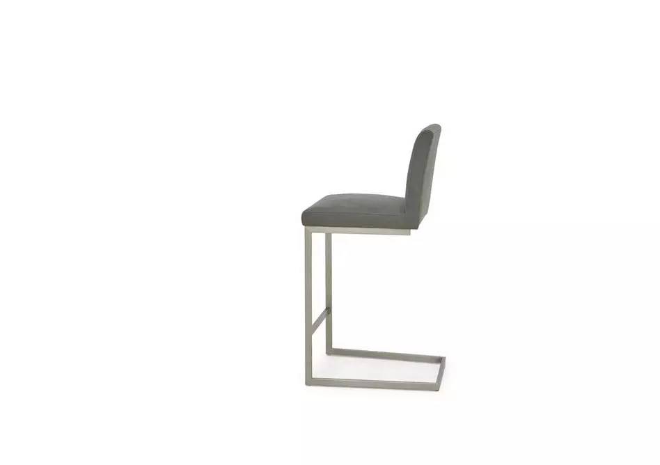 Grigio Set of 4 Fixed Bar Stools