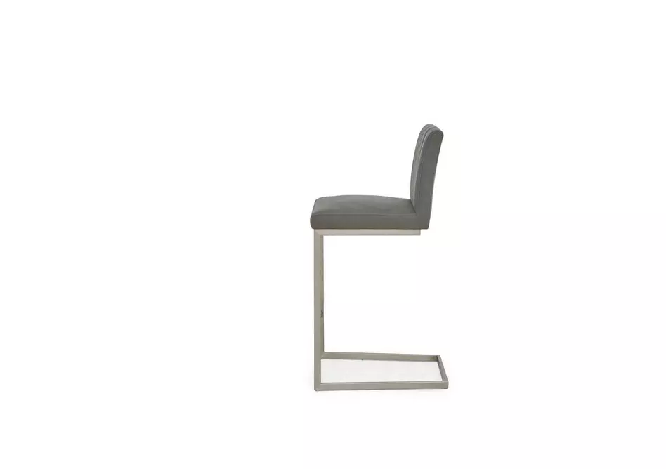 Grigio Set of 4 Fixed Bar Stools