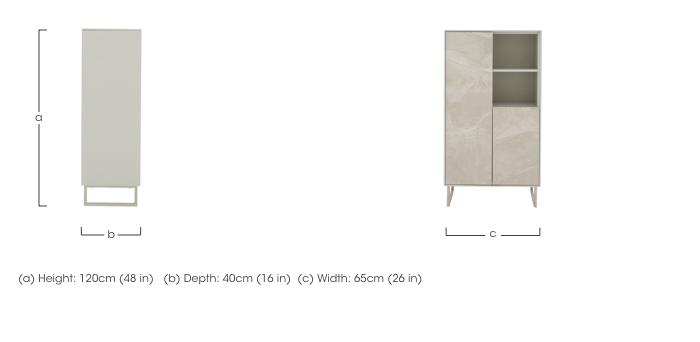Grigio Highboard in  on Furniture Village