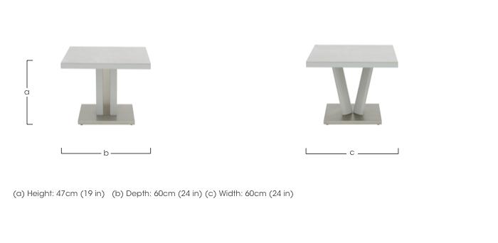 Grigio Side Table in  on Furniture Village