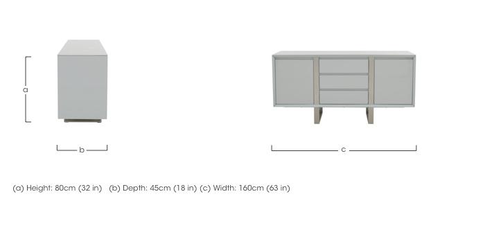 Grigio Sideboard in  on Furniture Village