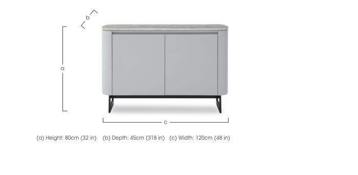 Germain Small Sideboard in  on Furniture Village