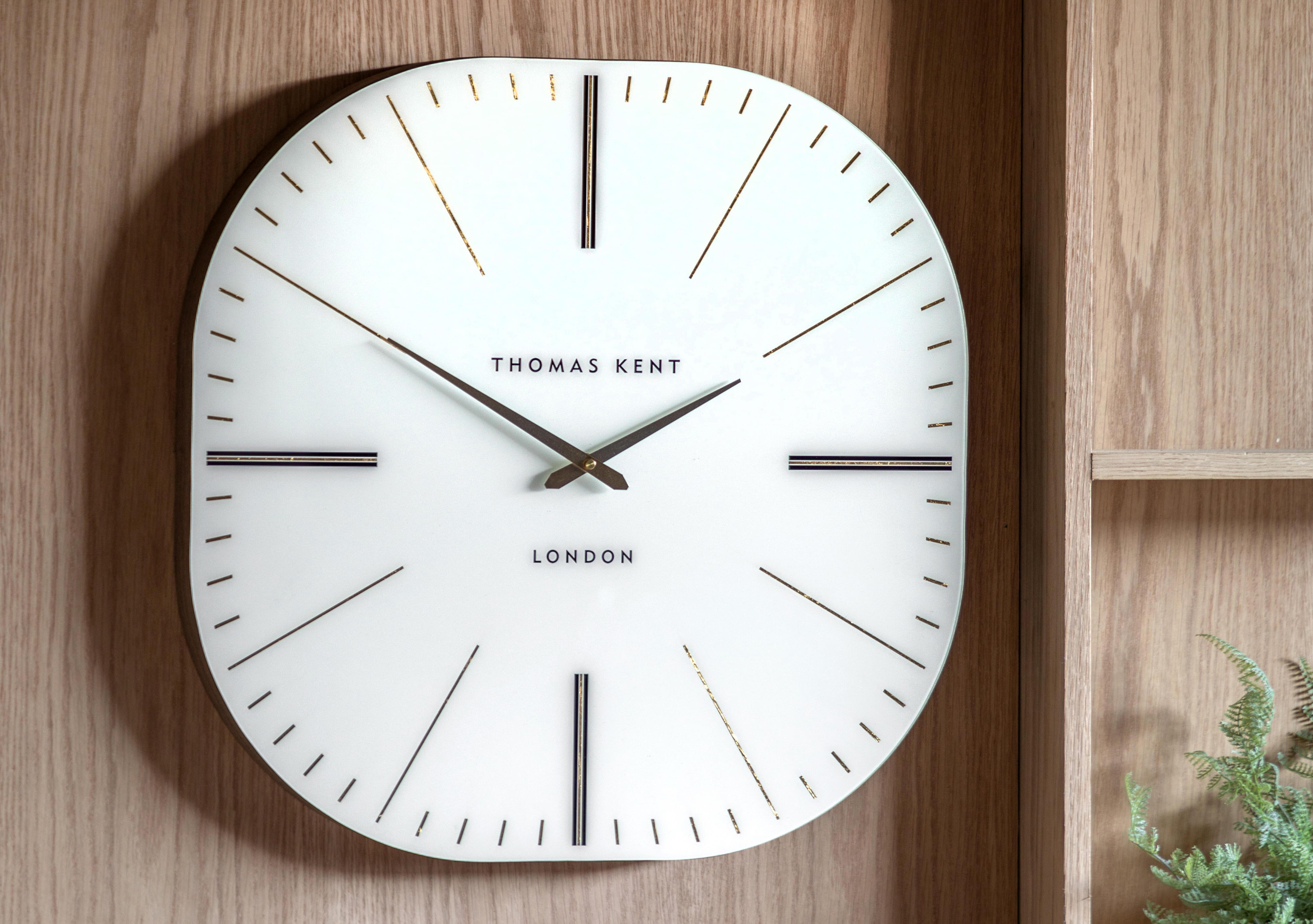 Westford Squoval Wall Clock in  on Furniture Village