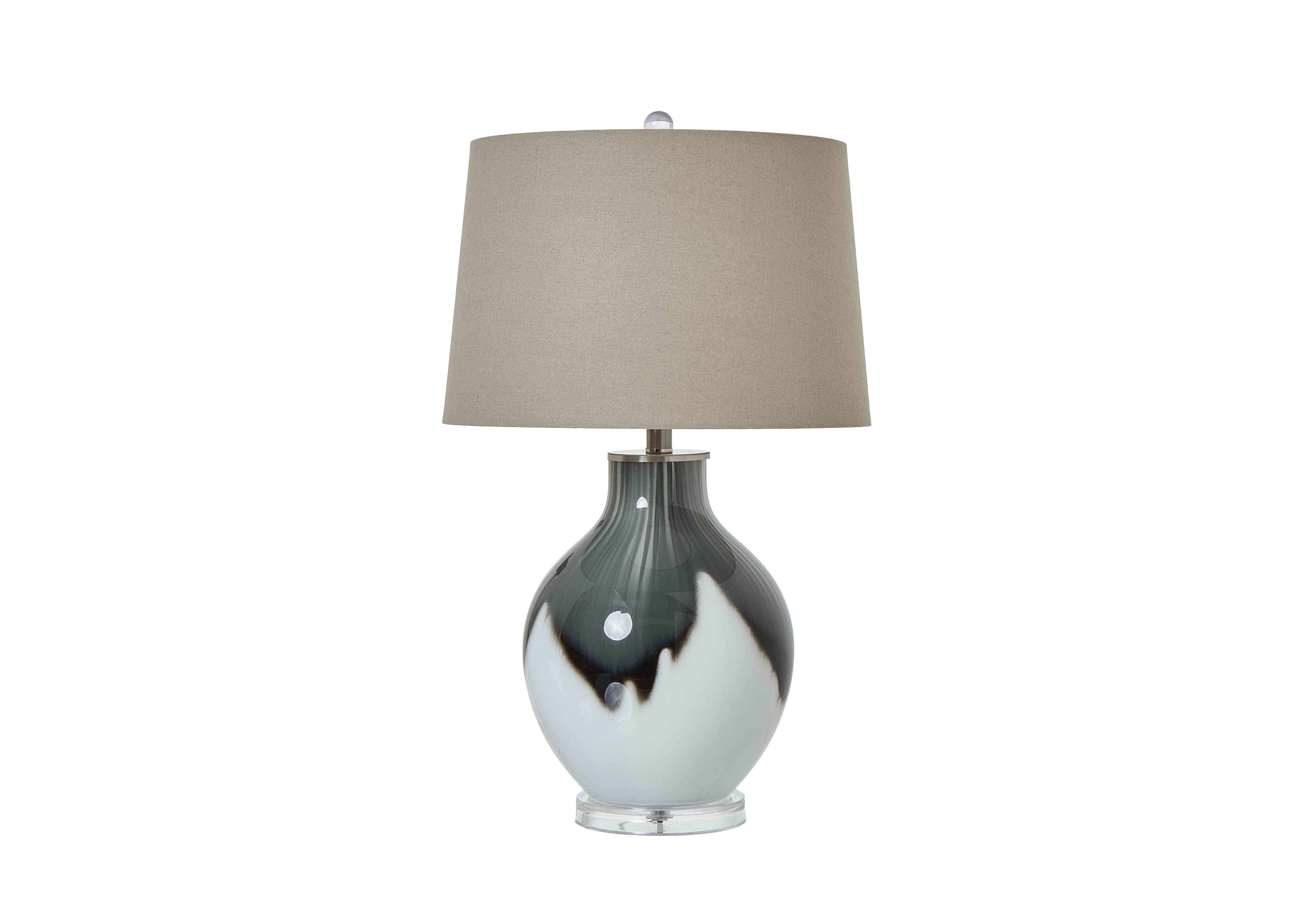 Grey Shadows Table Lamp in  on Furniture Village