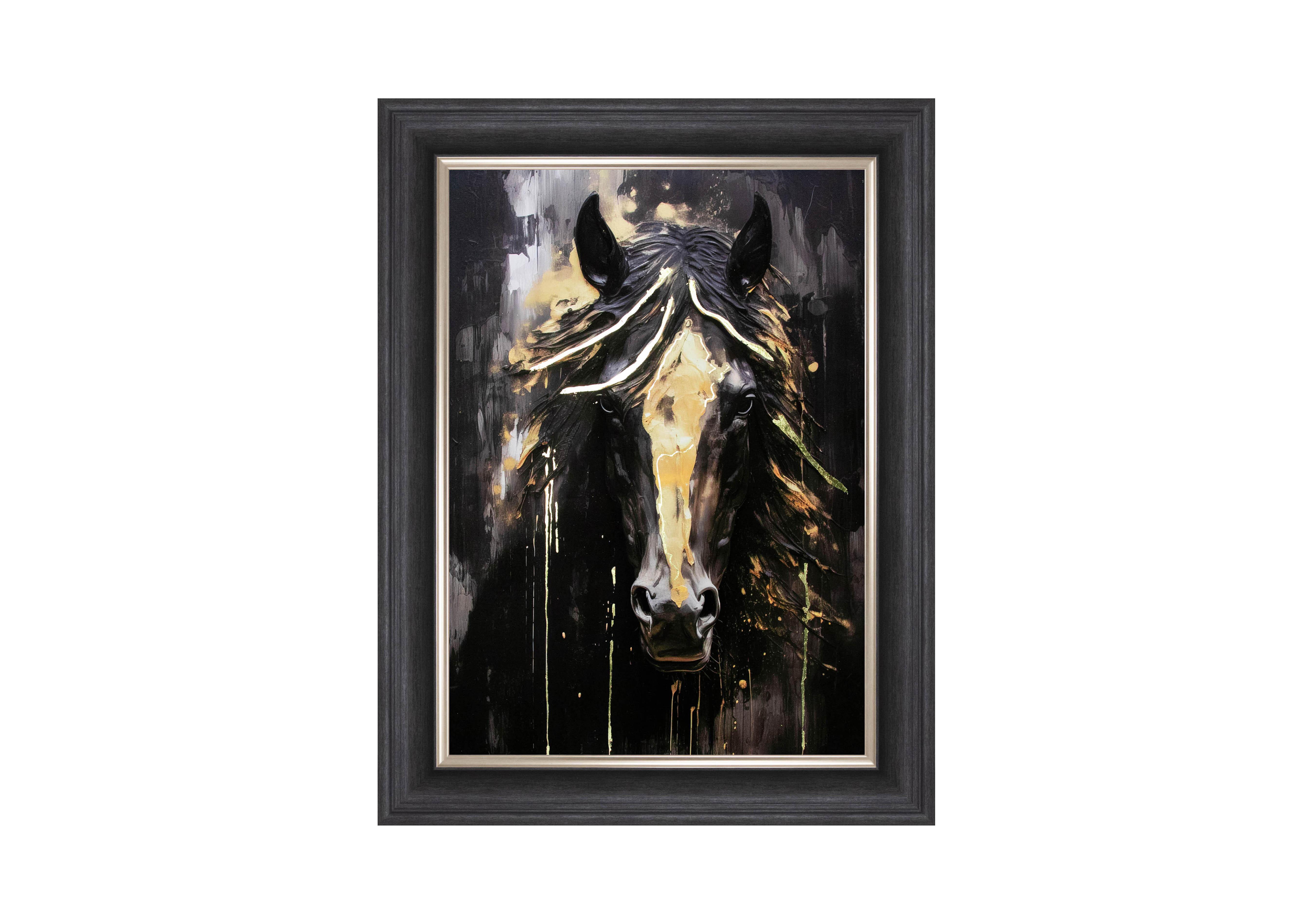 Harley Horse Small Framed Picture in  on Furniture Village