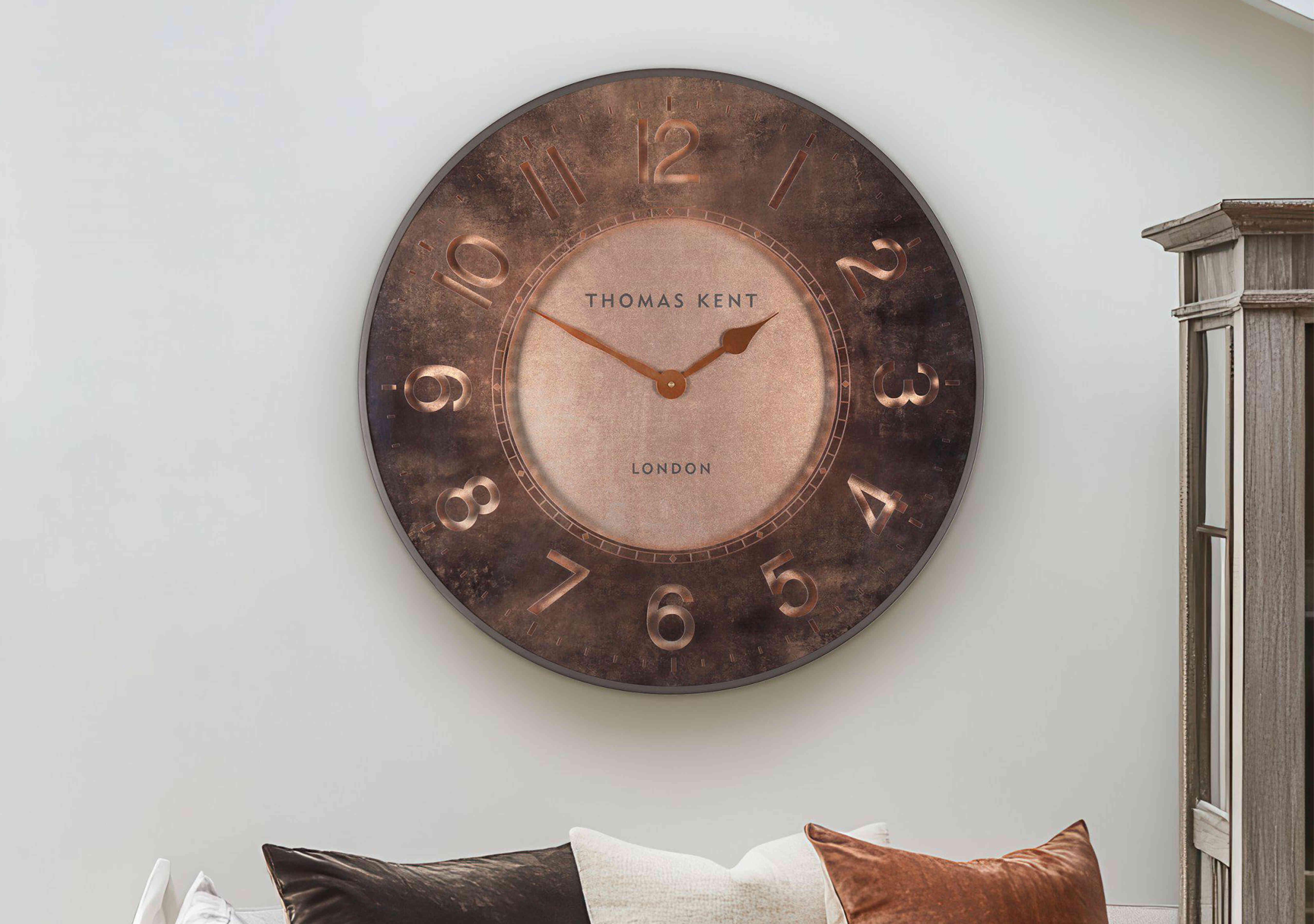 Harlow Large Wall Clock in  on Furniture Village