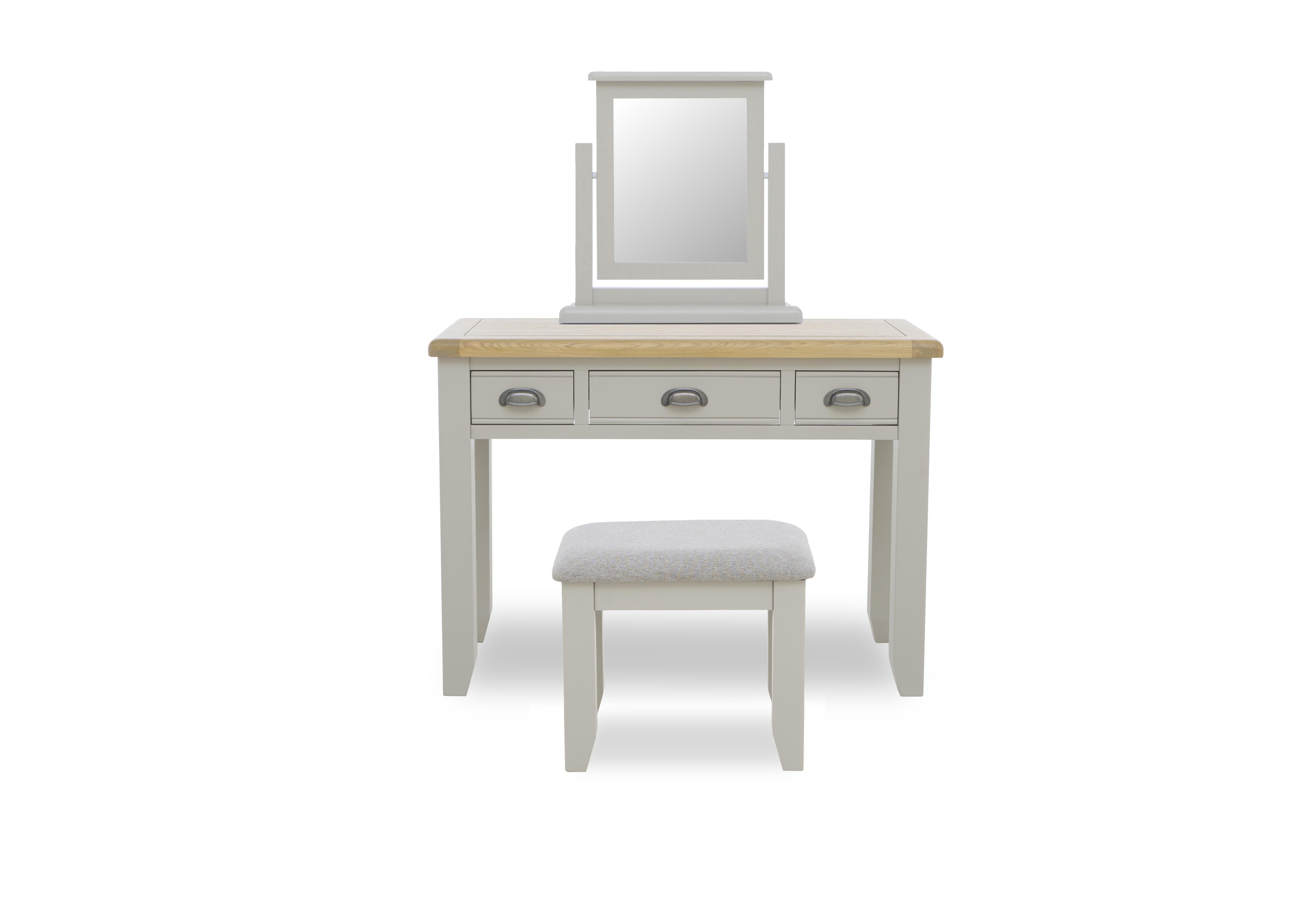 Hartley Dressing Table with Mirror and Stool in  on Furniture Village