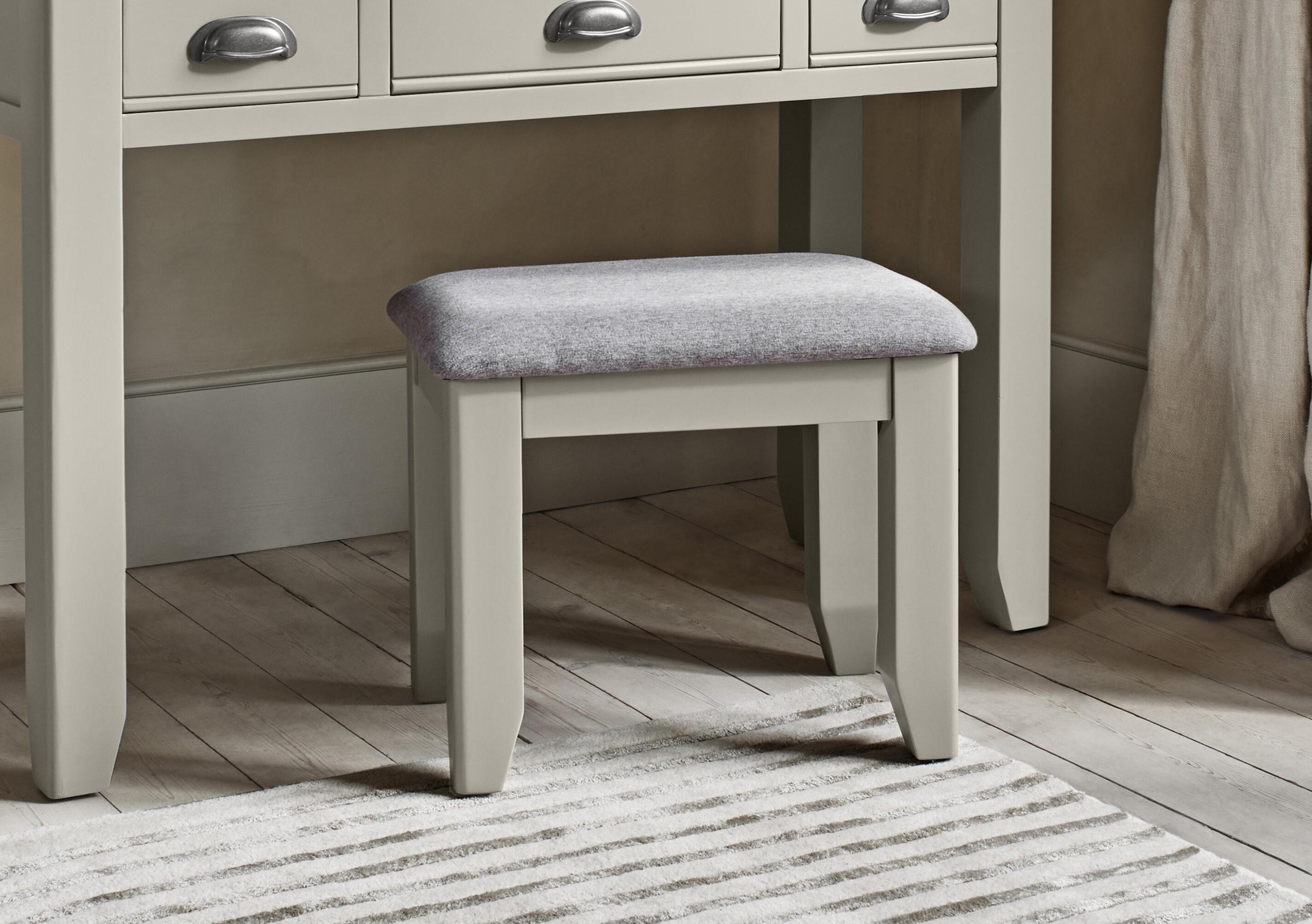 Hartley Dressing Table Stool in  on Furniture Village