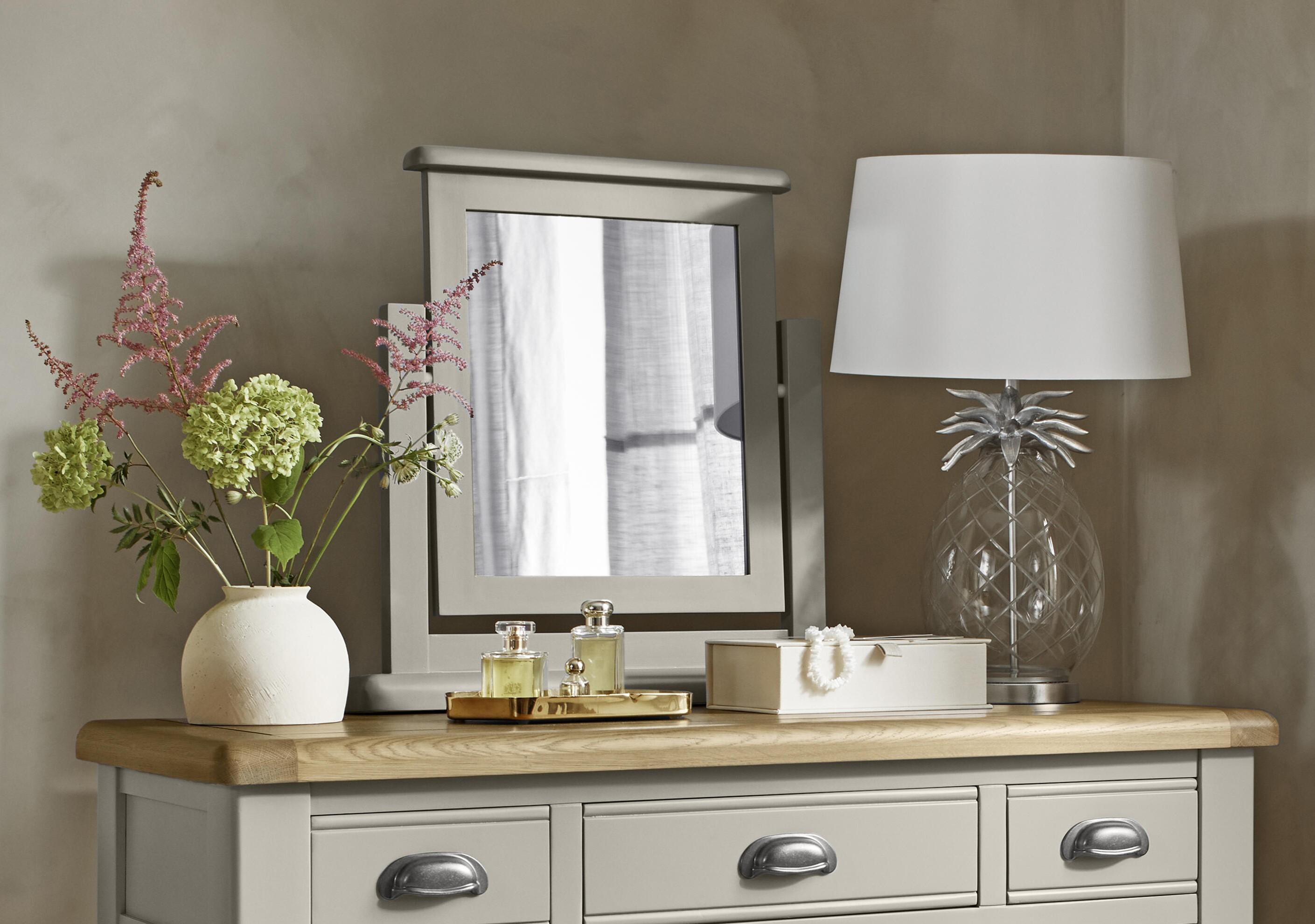 Hartley Dressing Table Mirror in  on Furniture Village