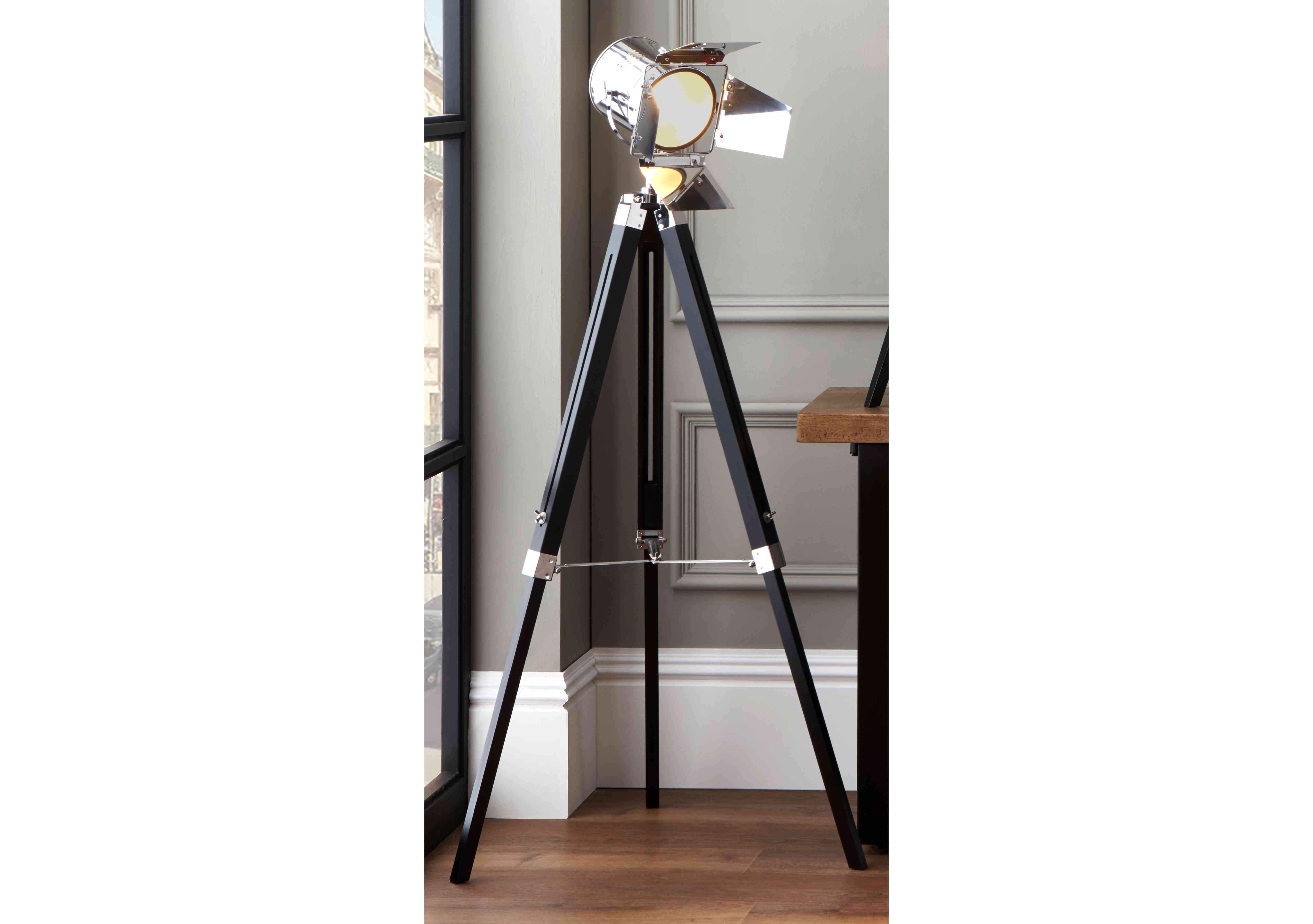 Herma Tripod Floor Lamp in  on Furniture Village