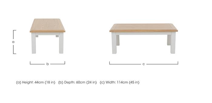 Hamilton Coffee Table in  on Furniture Village
