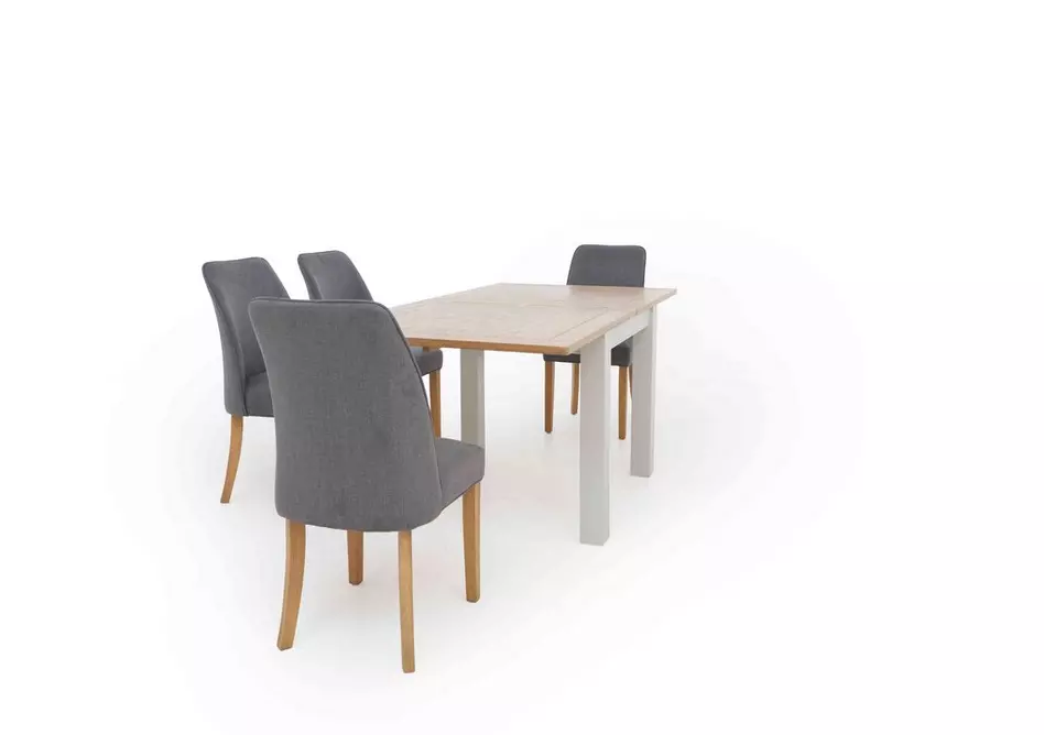 Hamilton Flip Top Dining Table and 4 Fabric Dining Chairs
