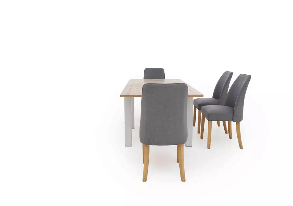 Hamilton Flip Top Dining Table and 4 Fabric Dining Chairs
