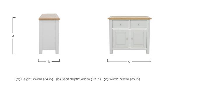 Hamilton Small Sideboard in  on Furniture Village