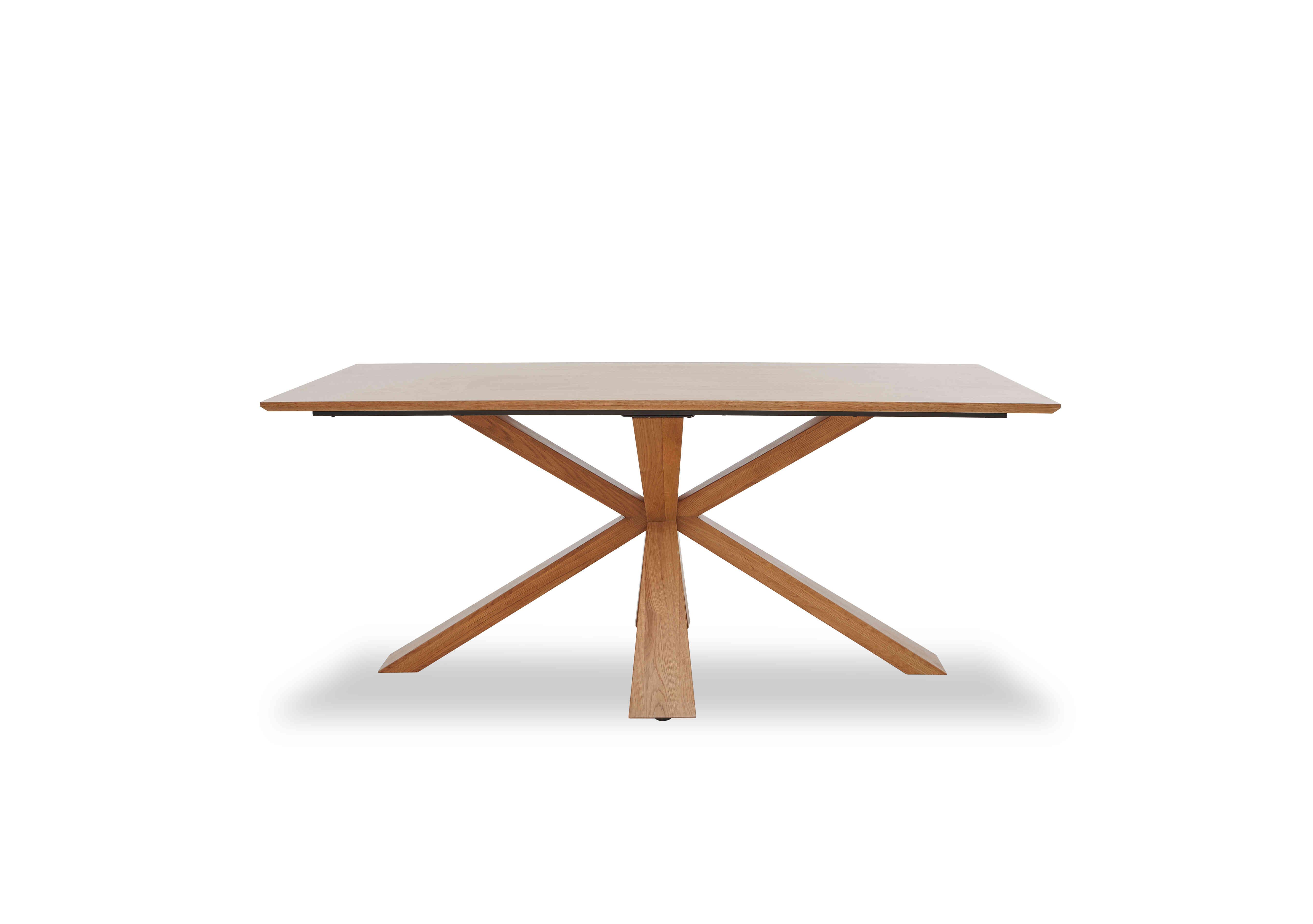 Hanoi Fixed Dining Table with Wooden Base in  on Furniture Village