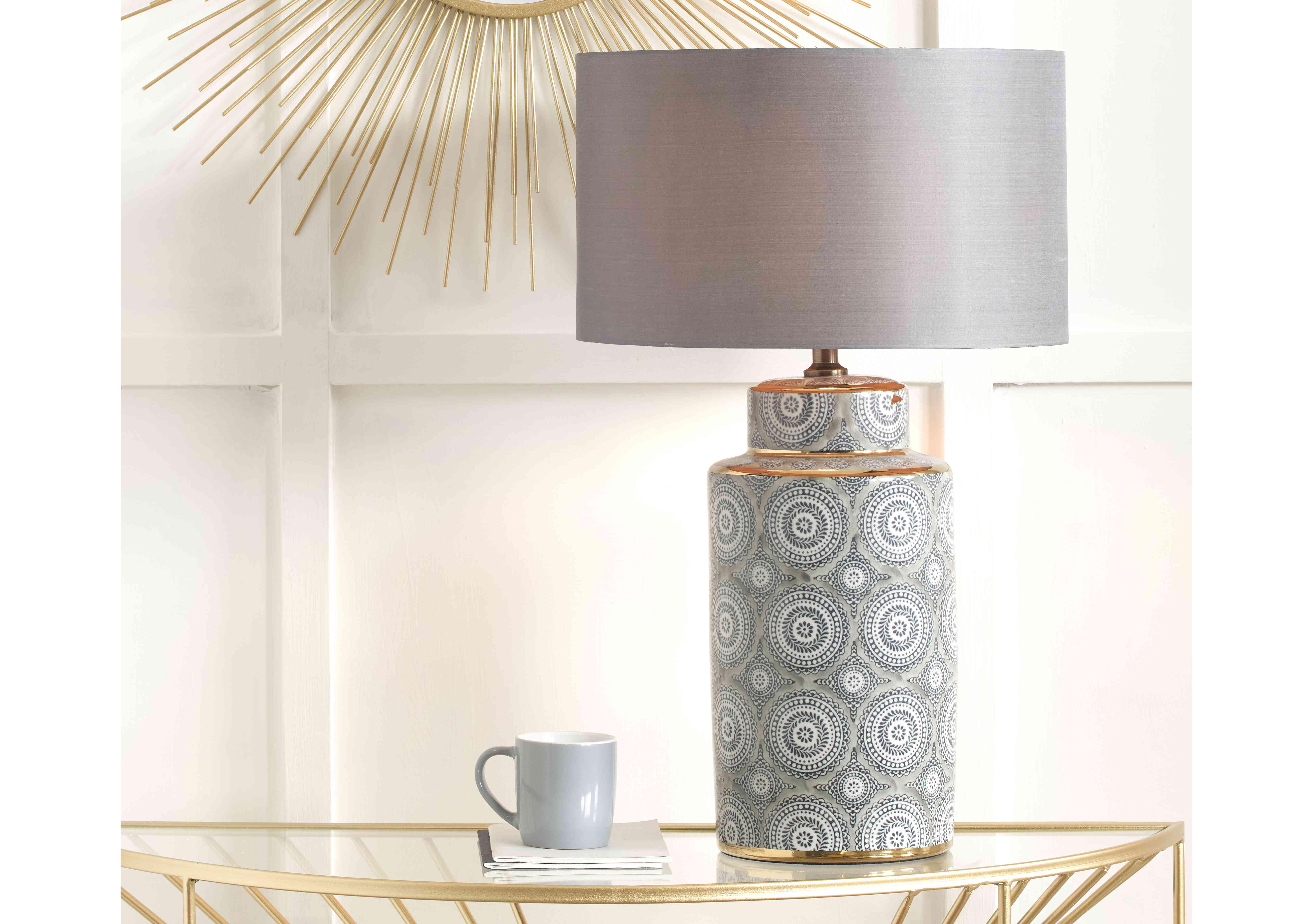 Harpe Table Lamp in  on Furniture Village