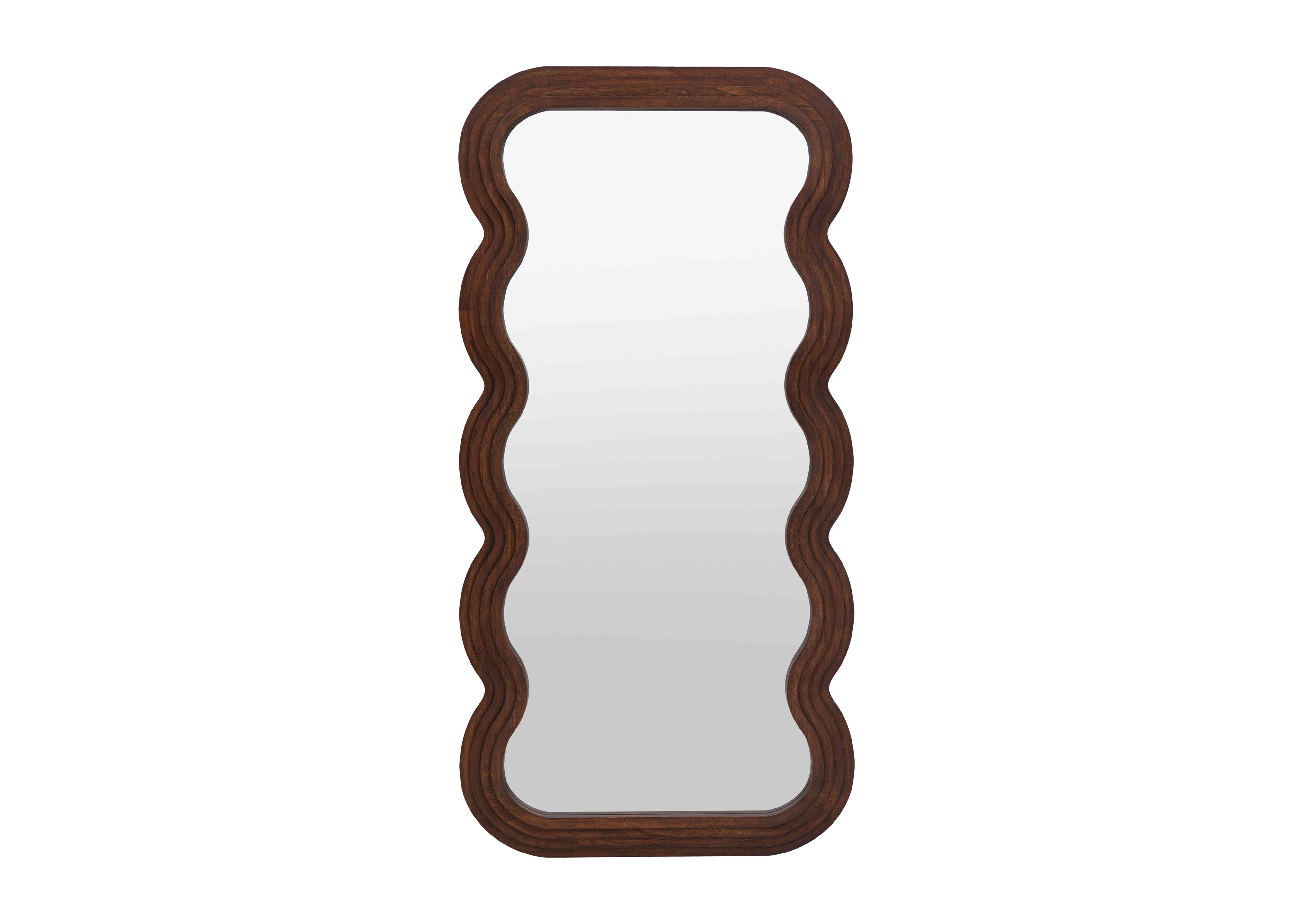 Halsey Leaner Wave Mirror in  on Furniture Village