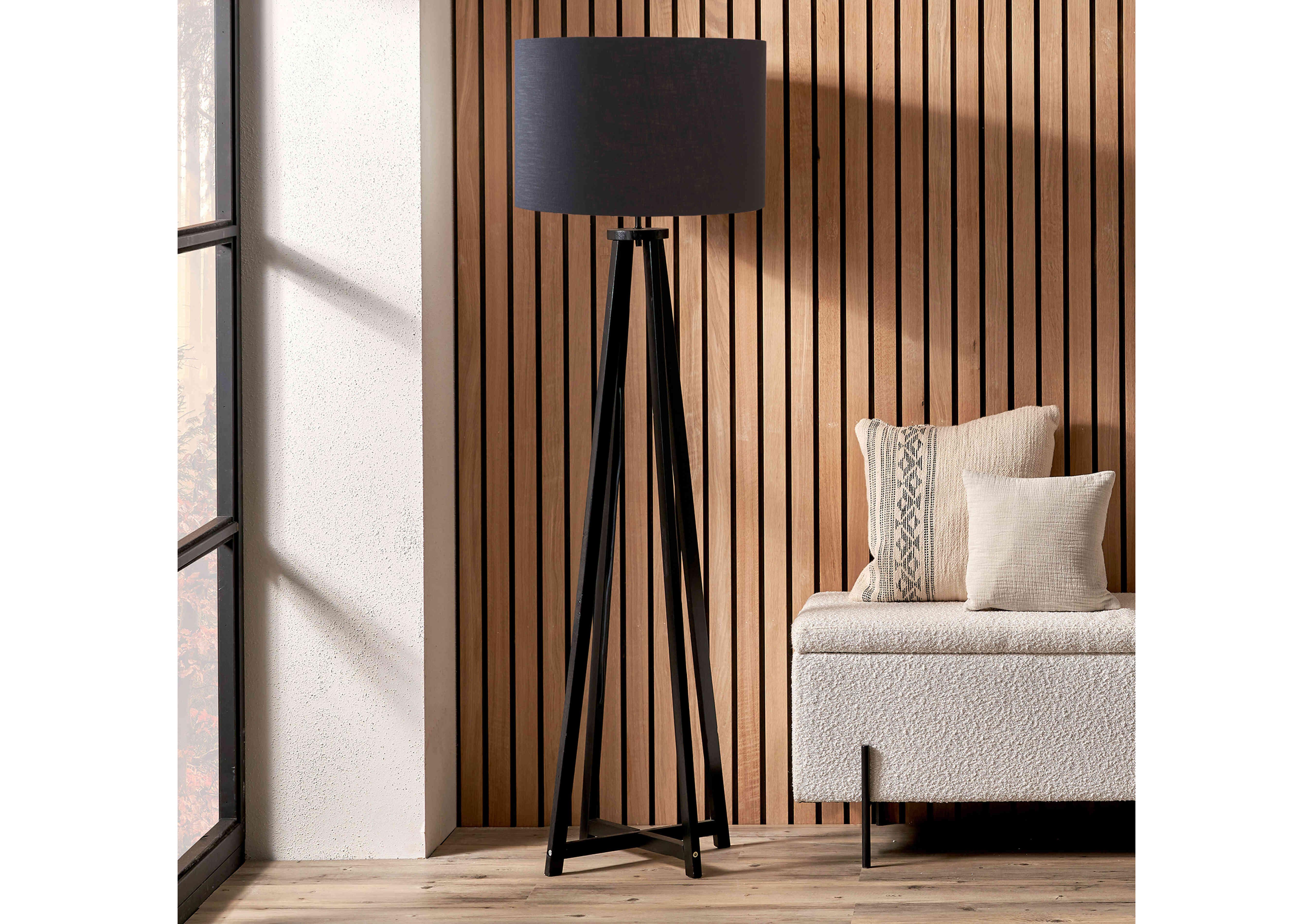 Hutton Floor Lamp in  on Furniture Village