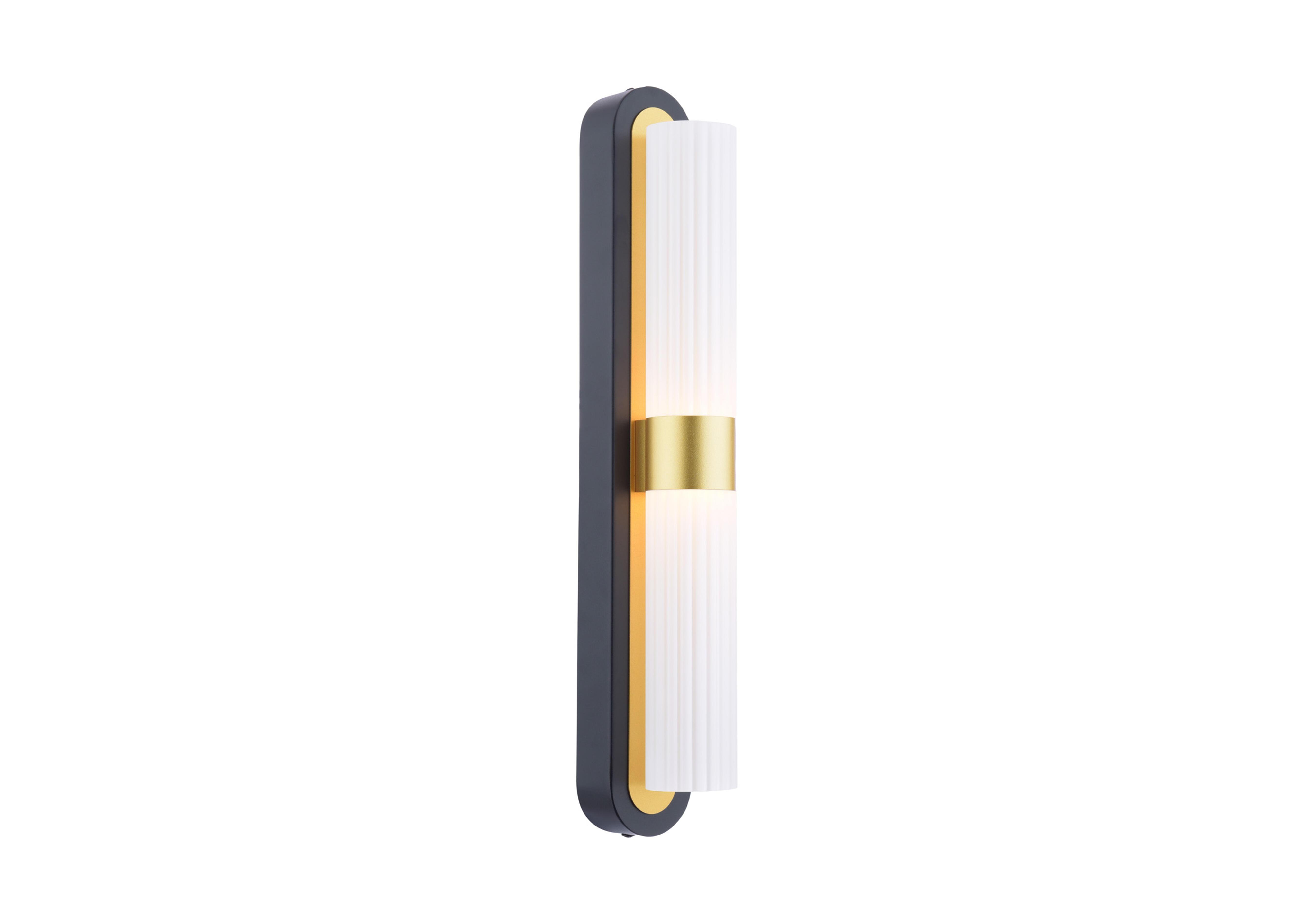 Huxford Art Deco 2 Light LED Wall Light in  on Furniture Village