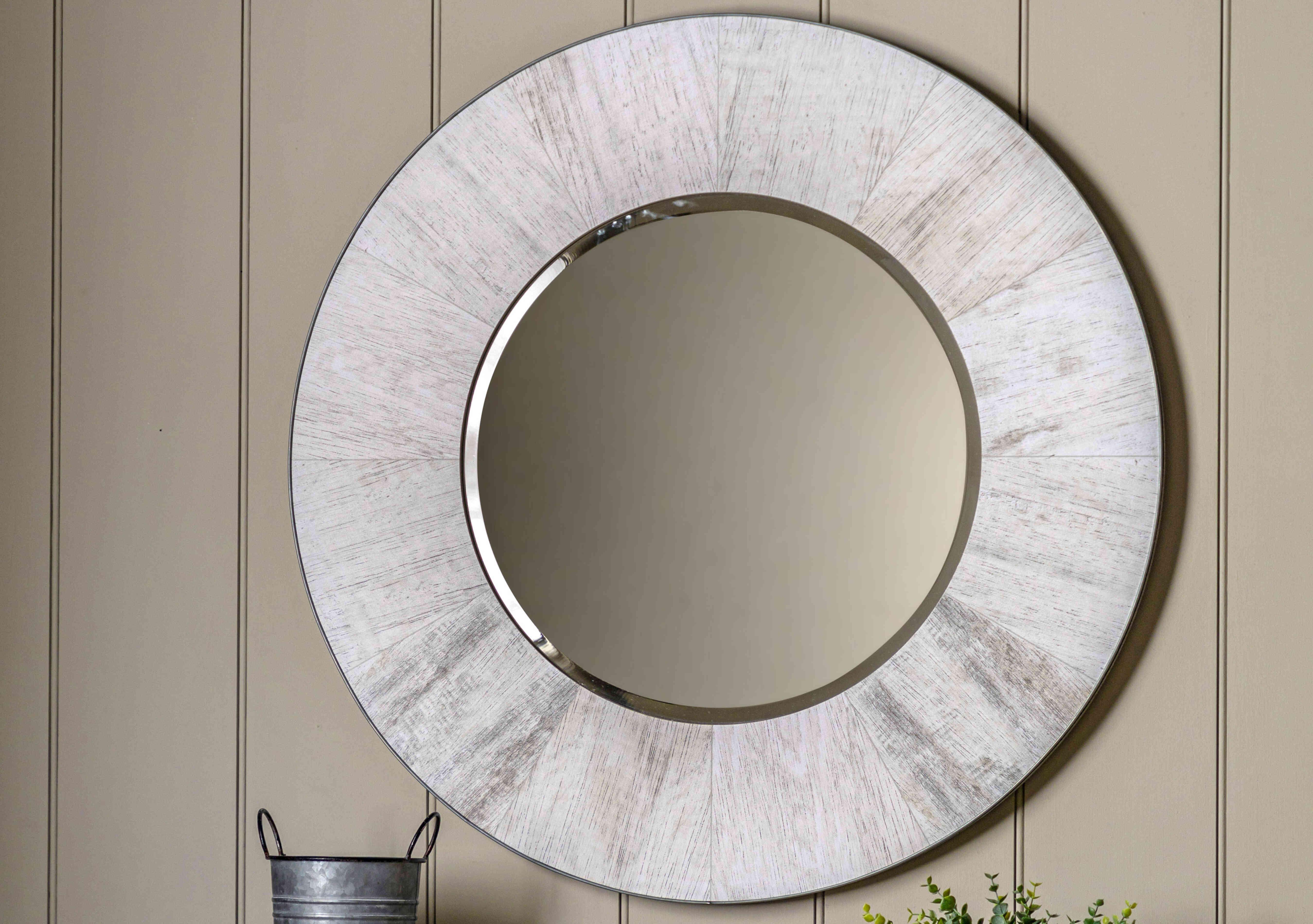 Hayden Circle Mirror in  on Furniture Village