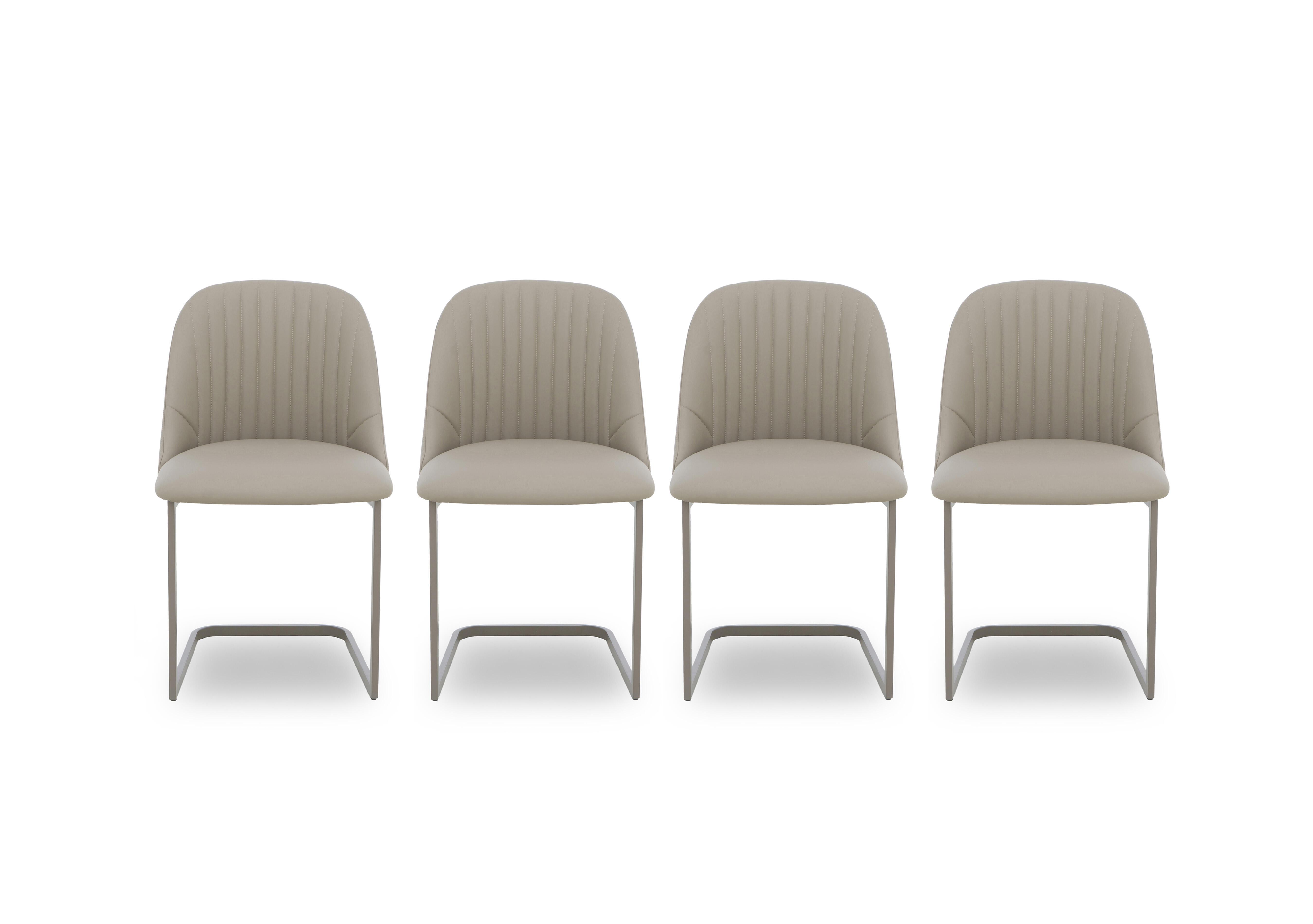 Ivy Set of 4 Cantilever Dining Chairs in  on Furniture Village