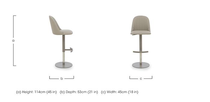 Ivy Pair of Swivel Bar Stools in  on Furniture Village