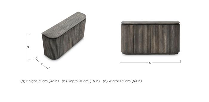 Jai Large Sideboard in  on Furniture Village