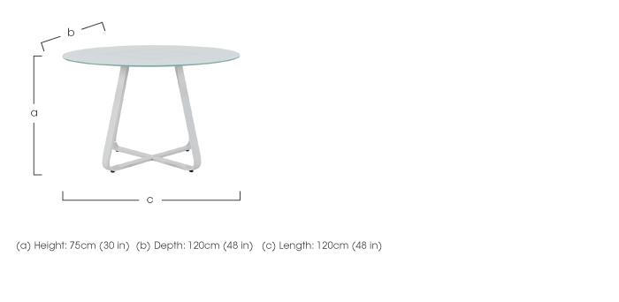 Jakob Round Dining Table in  on Furniture Village