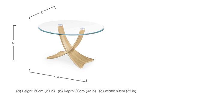 Jane Oak Coffee Table in  on Furniture Village
